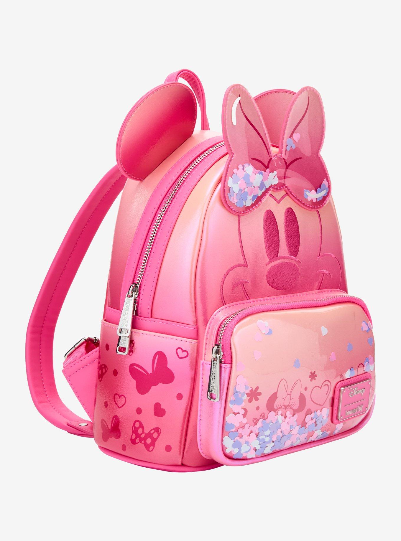 Loungefly Disney Minnie Mouse Pink Confetti Mini Backpack — BoxLunch Exclusive, , hi-res