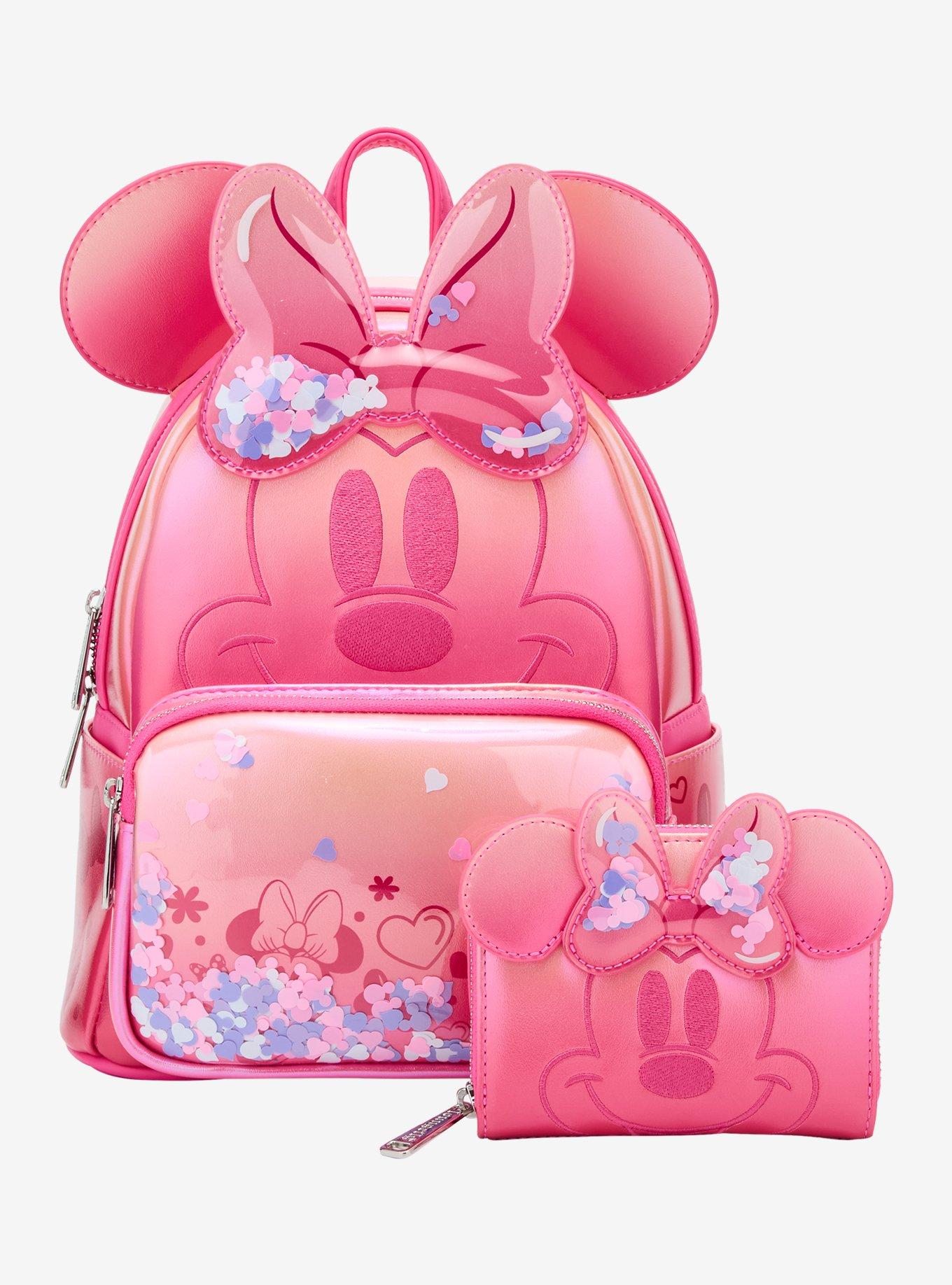 Loungefly Disney Minnie Mouse Pink Confetti Mini Backpack — BoxLunch Exclusive, , alternate