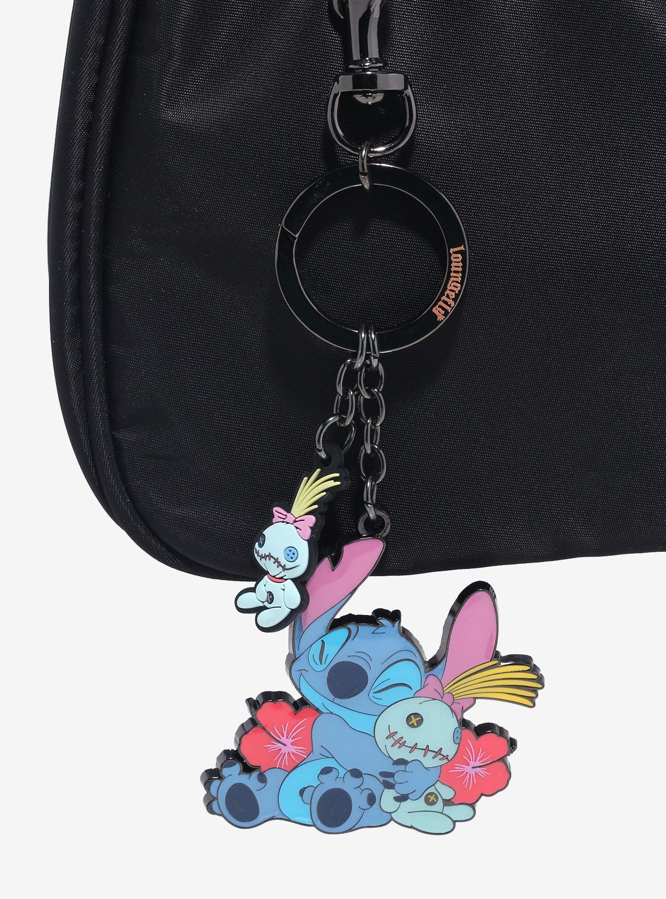 Loungefly Disney Lilo & Stitch Scrump & Stitch Multi-Charm Keychain - BoxLunch Exclusive, , hi-res