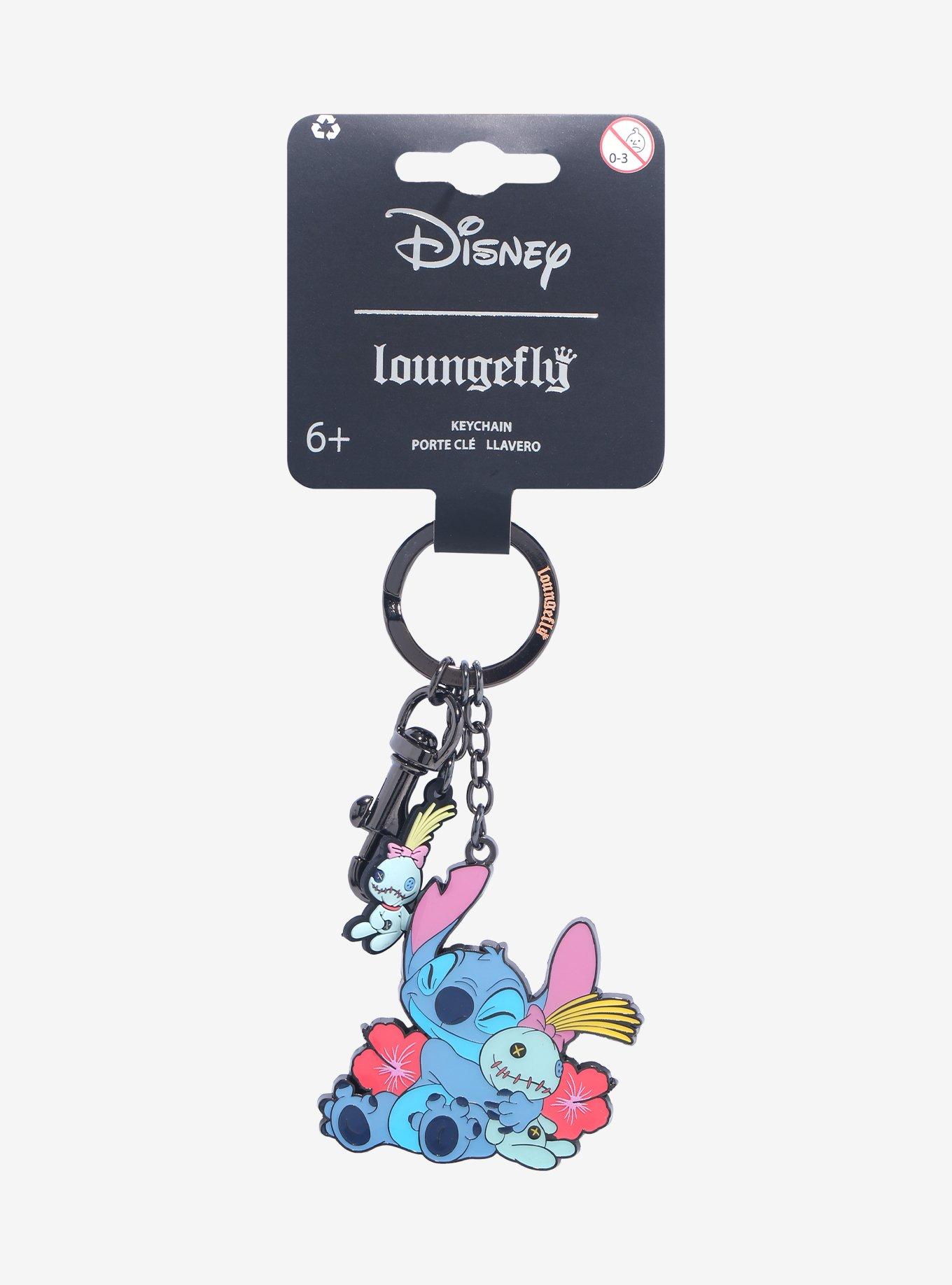 Loungefly Disney Lilo & Stitch Scrump & Stitch Multi-Charm Keychain - BoxLunch Exclusive, , alternate