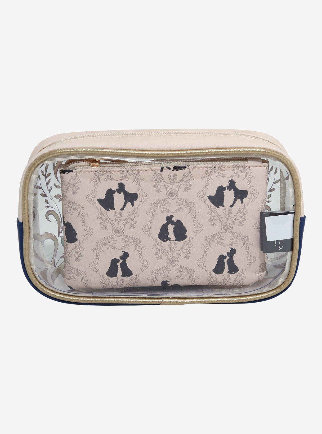 Disney Lady and the Tramp Cosmetic Bag Set — BoxLunch Exclusive, , hi-res