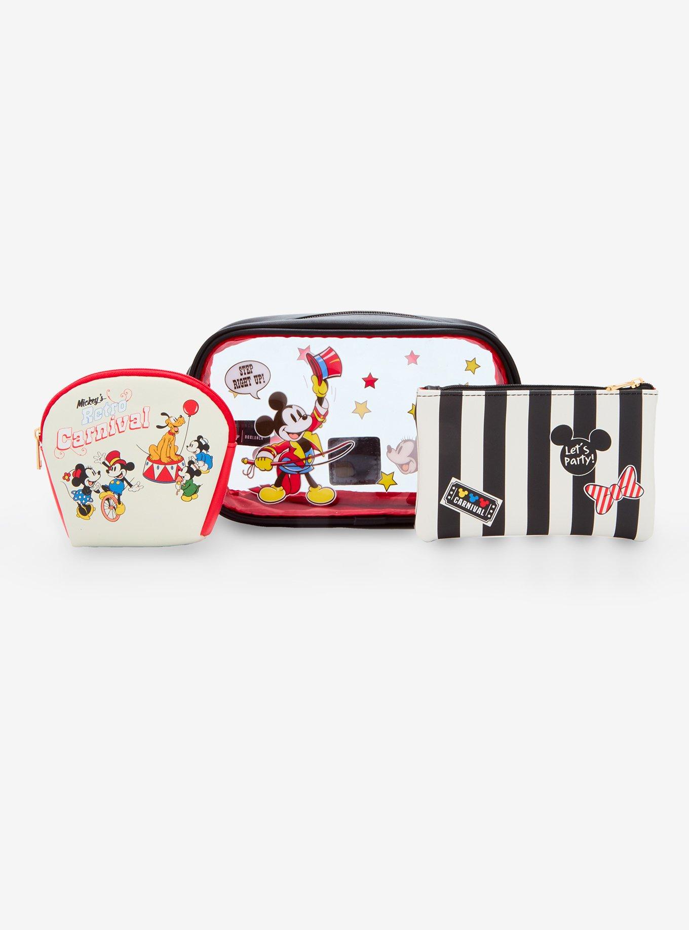 Disney Mickey Mouse Carnival Cosmetic Bag Set - BoxLunch Exclusive, , hi-res
