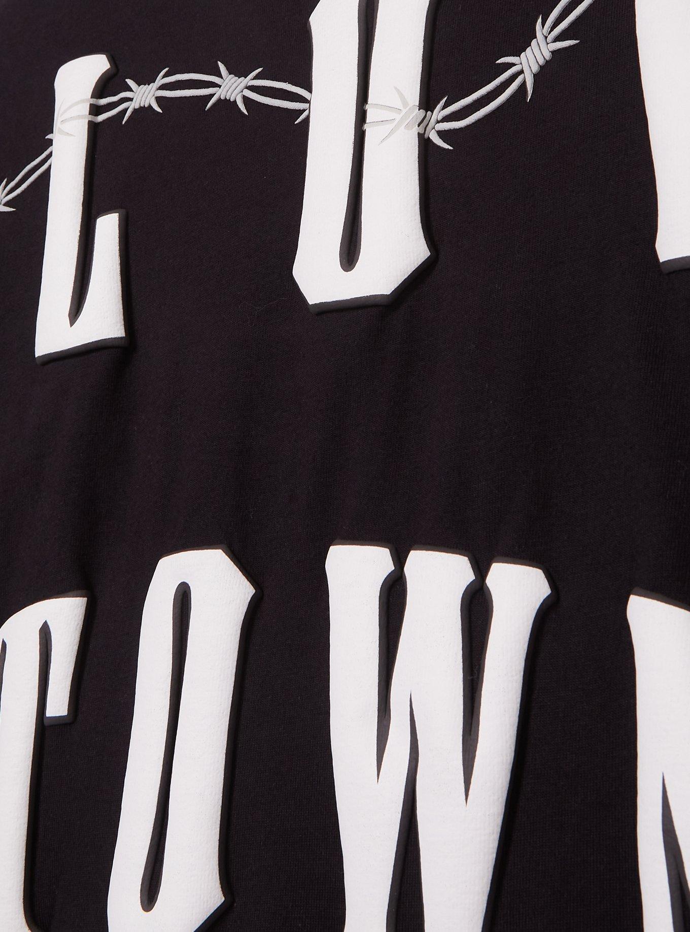 Disney The Nightmare Before Christmas Jack & Sally Barbed Wire Long Sleeve T-Shirt - BoxLunch Exclusive, BLACK, alternate