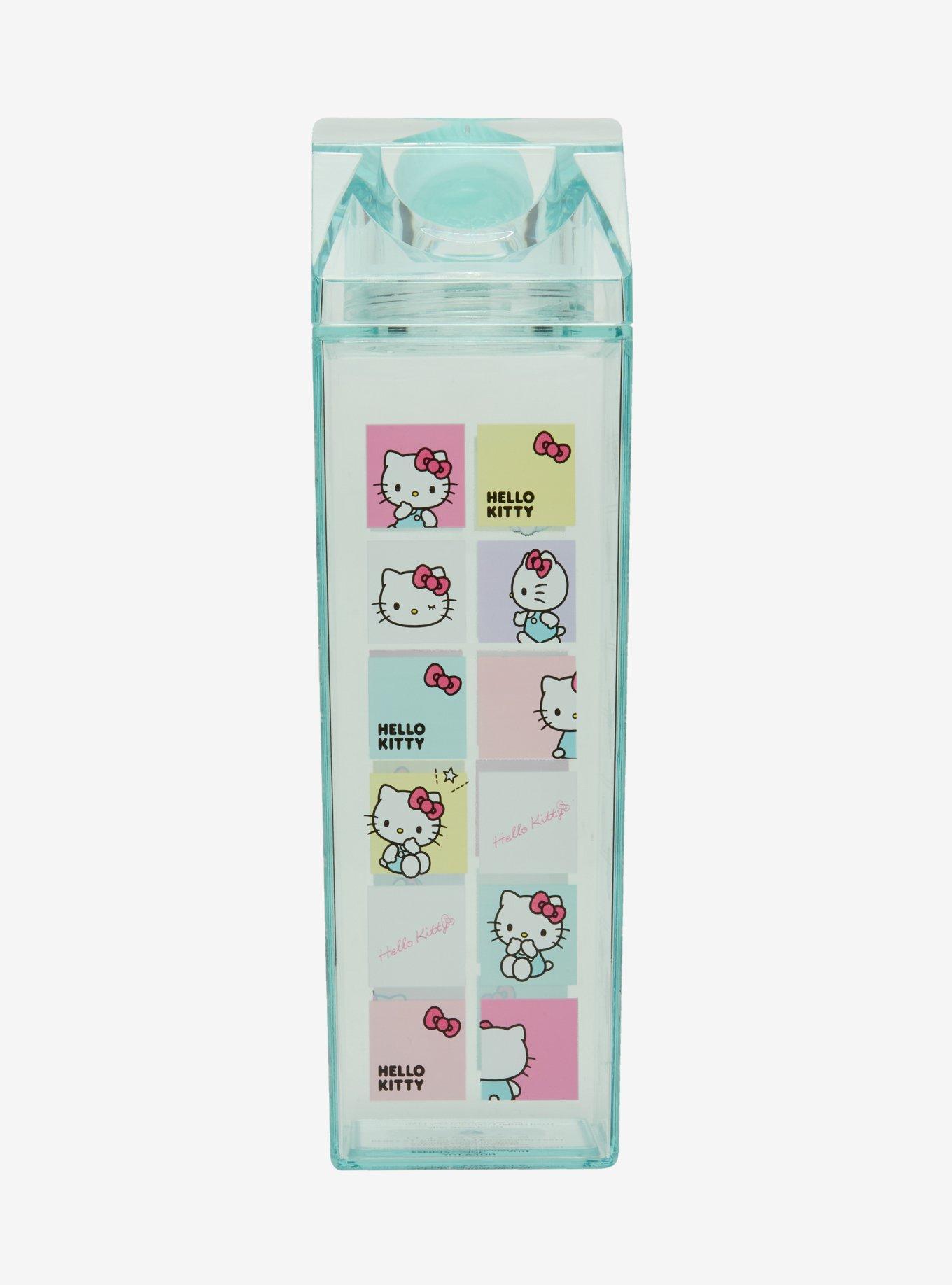 Sanrio Hello Kitty Grid Portrait Milk Carton Water Bottle - BoxLunch Exclusive, , alternate