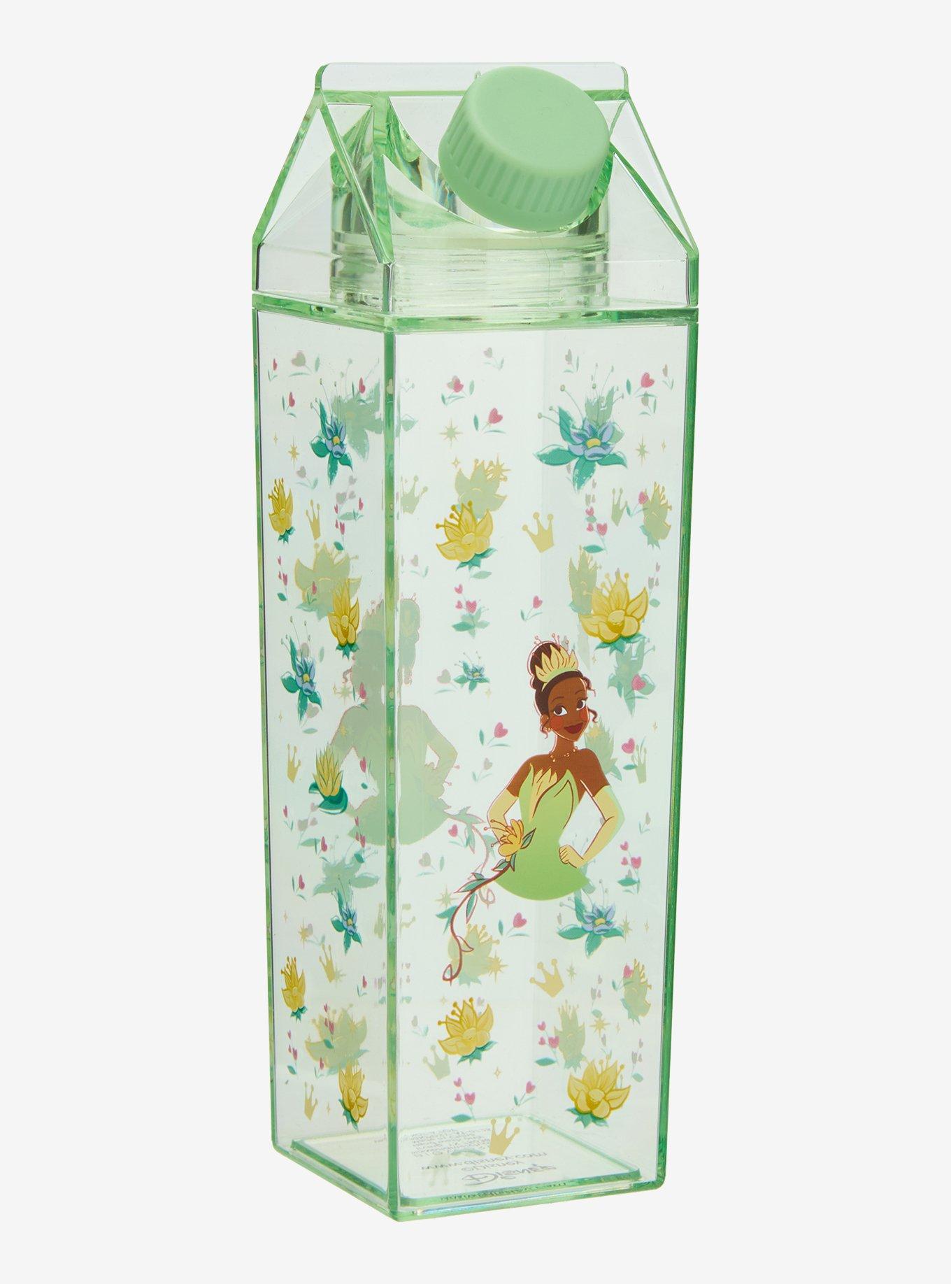 Disney The Princess and the Frog Tiana Floral Carton Water Bottle — BoxLunch Exclusive, , hi-res