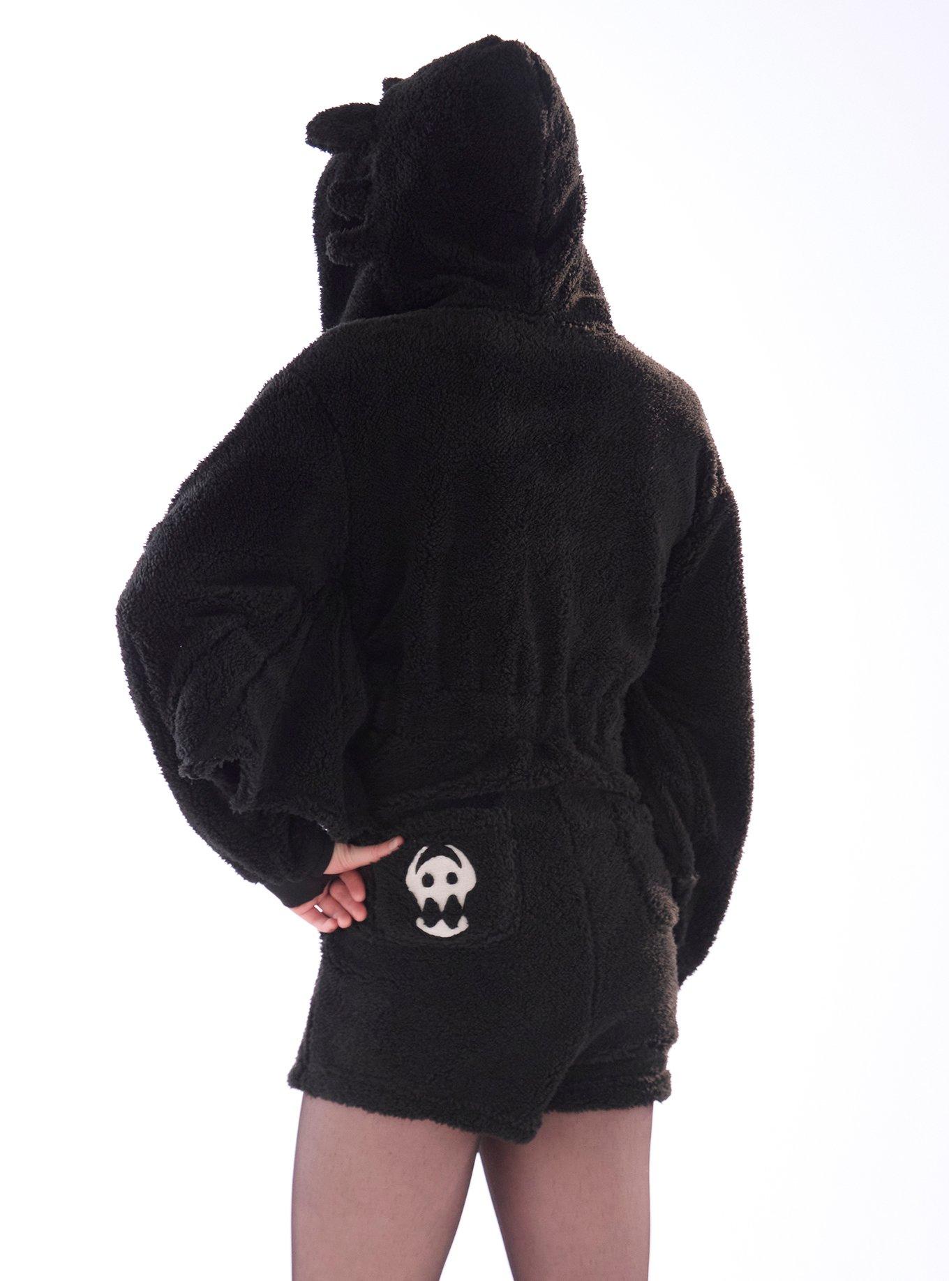 Her Universe How To Train Your Dragon Toothless Sherpa Romper, MULTI, alternate