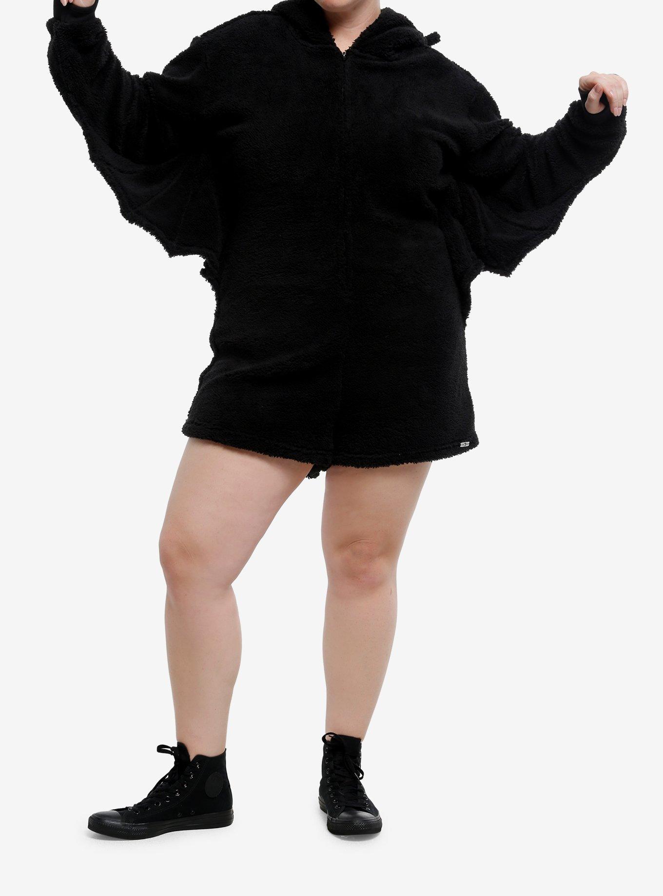 Her Universe How To Train Your Dragon Toothless Sherpa Romper Plus Size, , hi-res