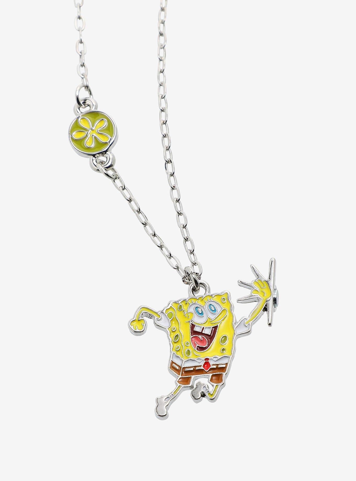 SpongeBob SquarePants Patrick & SpongeBob Magnetic Bestie Necklace Set - BoxLunch Exclusive, , alternate