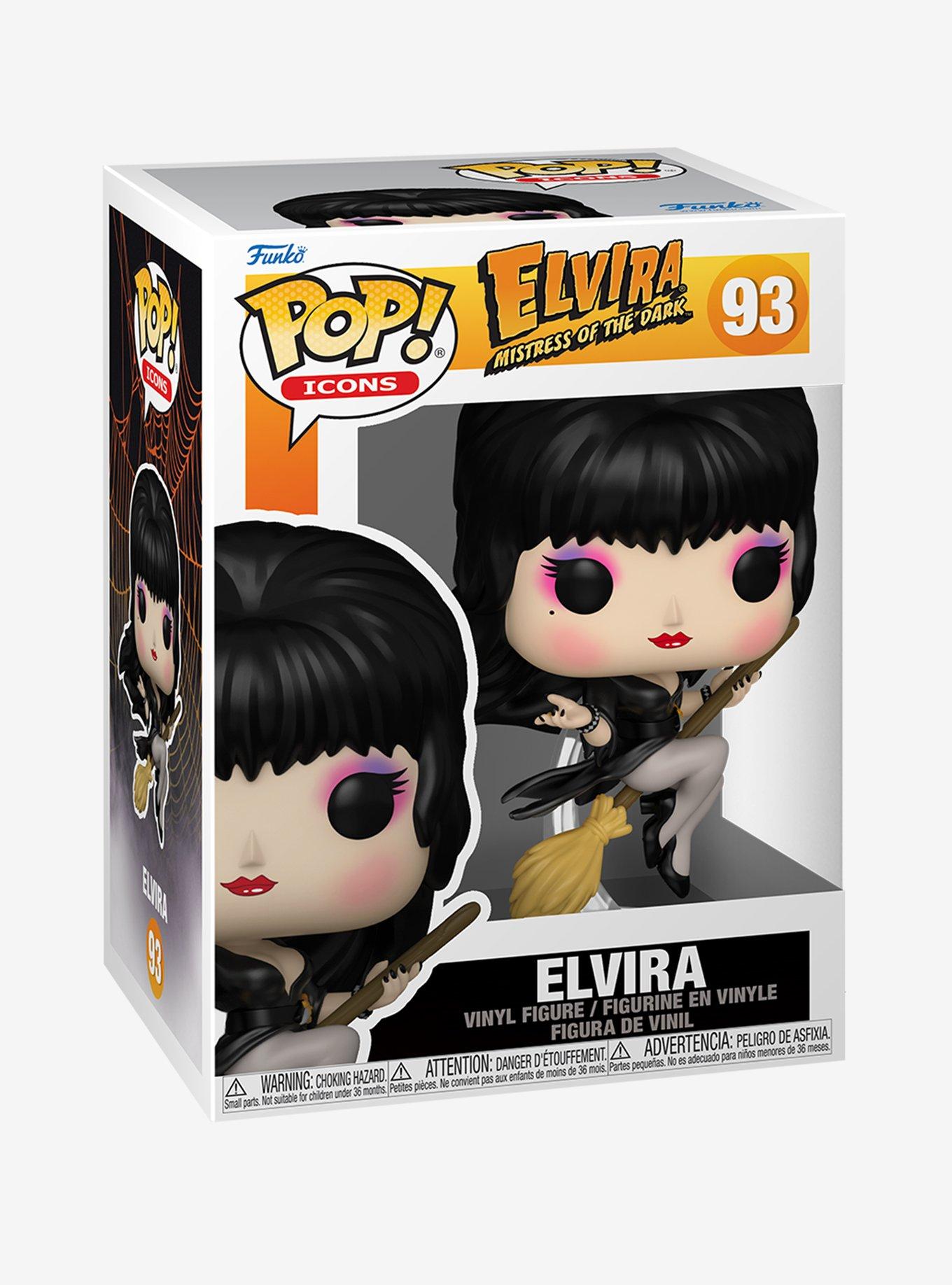 Funko Pop! Icons Elvira: Mistress of the Dark Elvira Vinyl Figure, , alternate