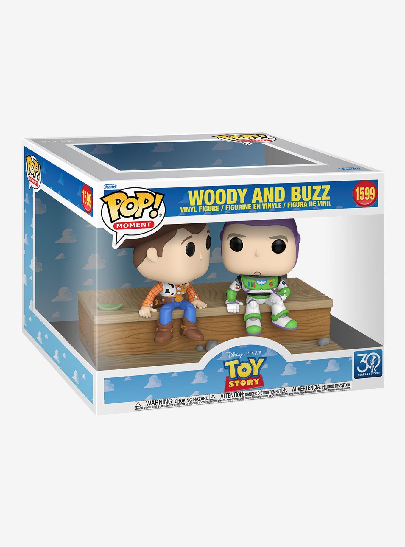 Funko Pop! Moment Disney Pixar Toy Story 30th Anniversary Woody & Buzz Vinyl Figure, , hi-res