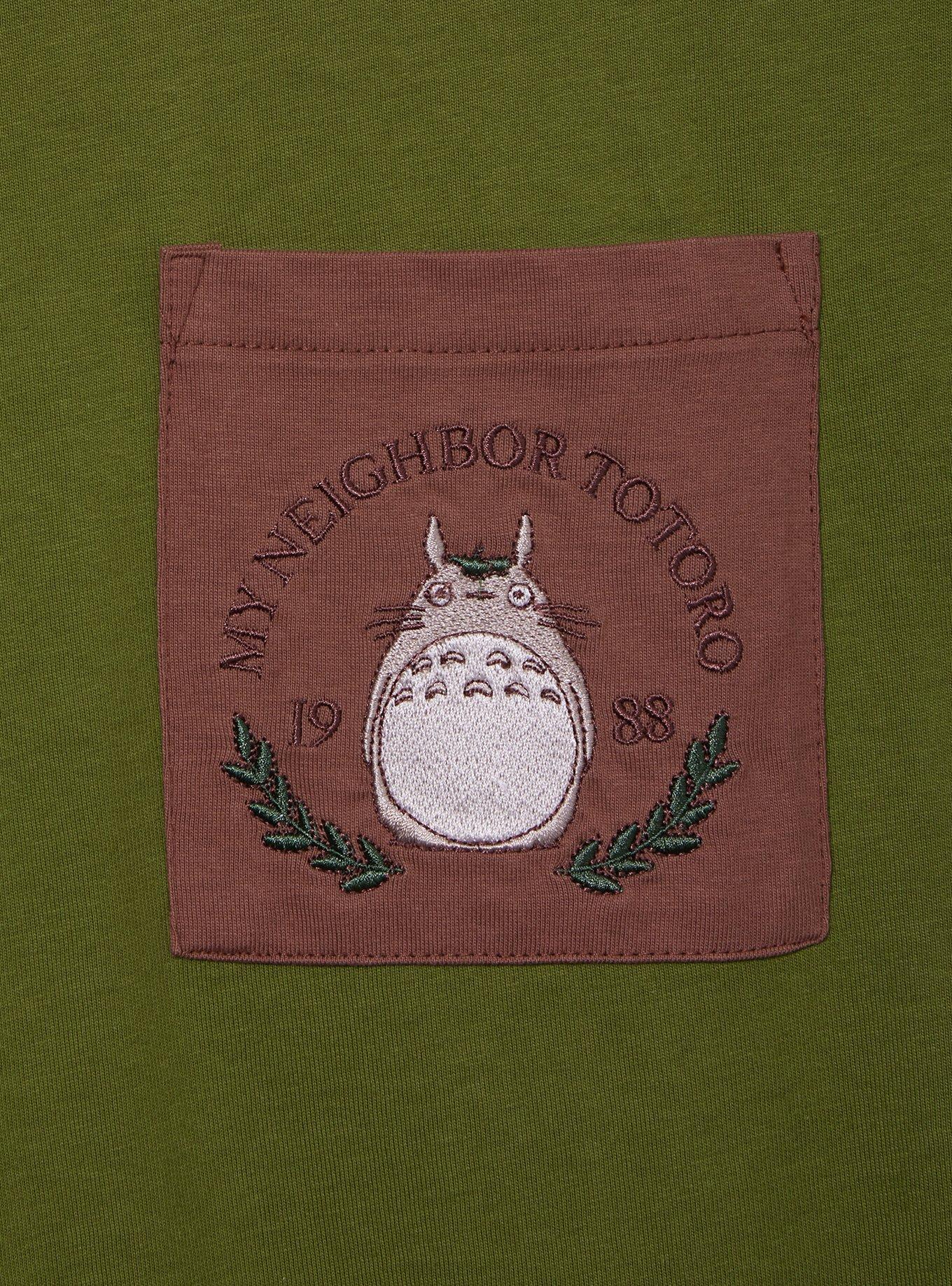 Our Universe Studio Ghibli® My Neighbor Totoro Pocket Long-Sleeve T-Shirt, GREEK OLIVE, alternate
