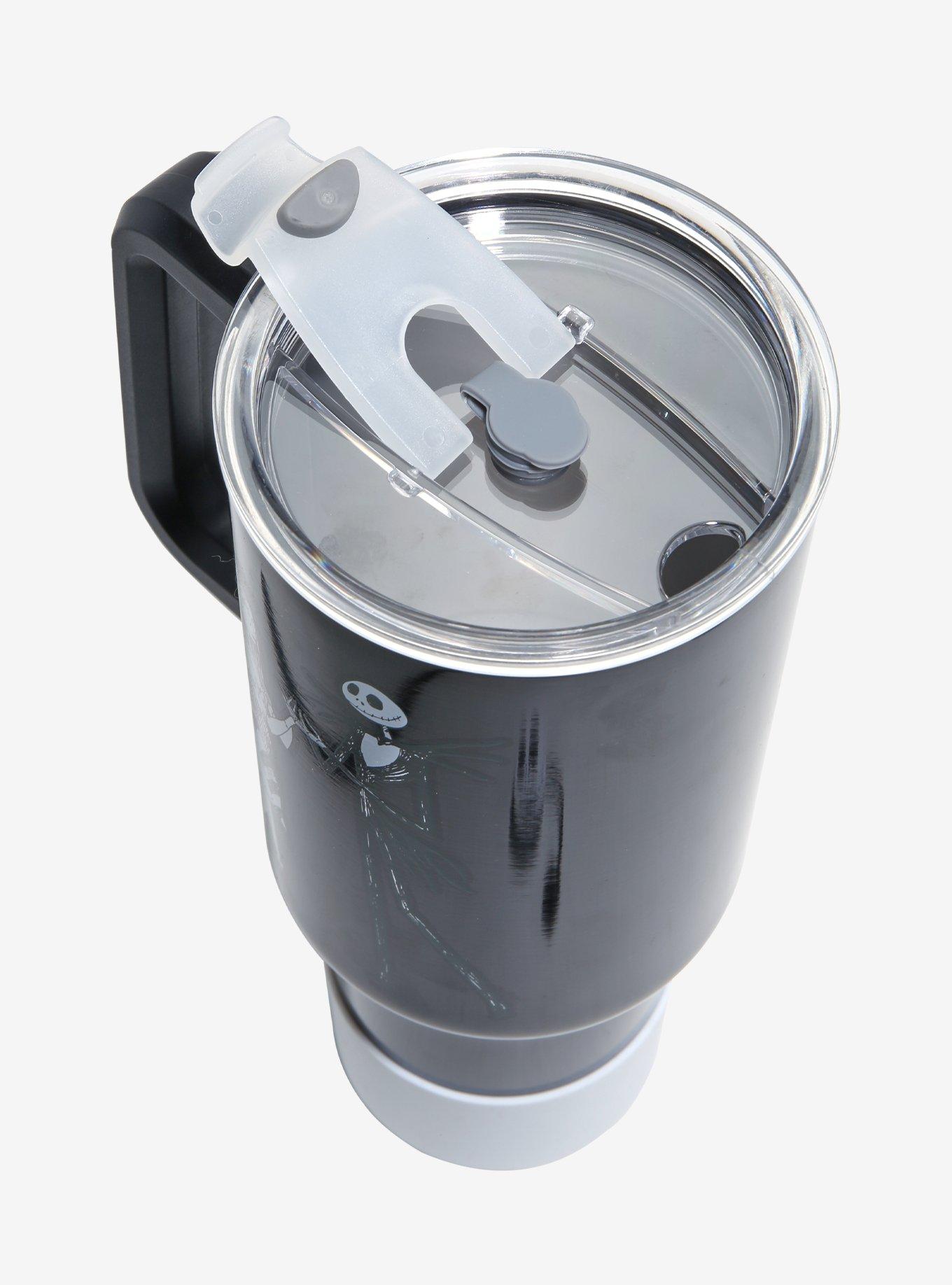 Disney The Nightmare Before Christmas Lock, Shock, & Barrel Portrait Straw Tumbler with Handle - BoxLunch Exclusive, , alternate