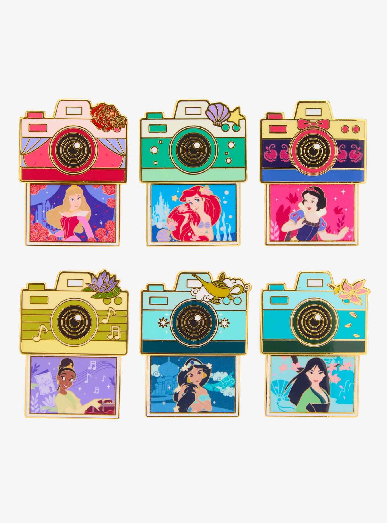 Disney Princess Camera Sliding Blind Box Enamel Pin - BoxLunch Exclusive, , hi-res
