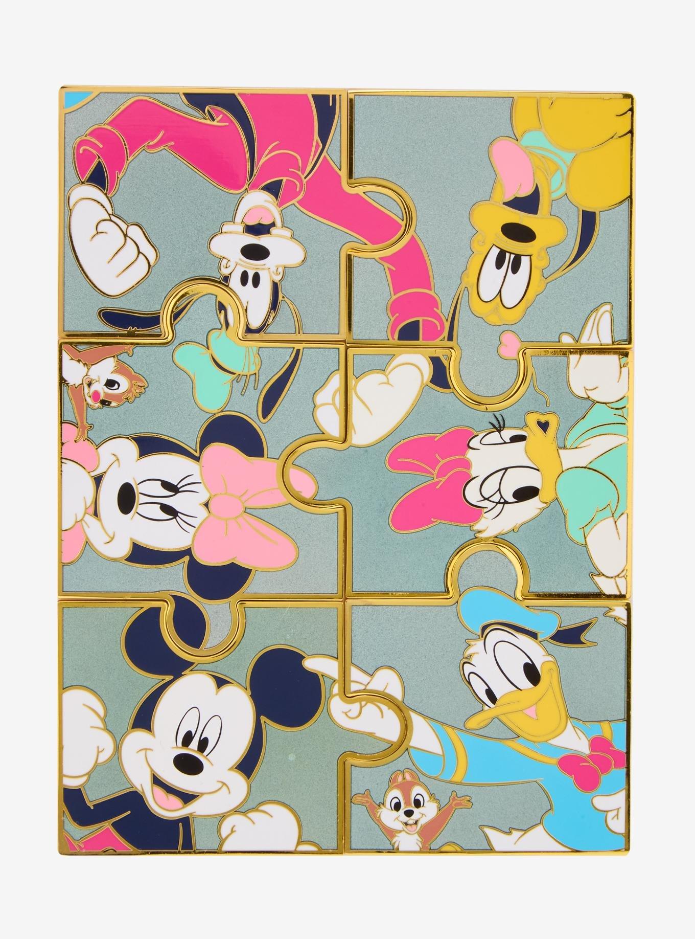 Disney Mickey Mouse & Friends Puzzle Pieces Blind Box Enamel Pin - BoxLunch Exclusive, , hi-res