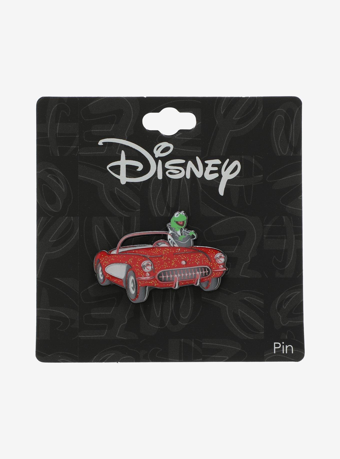 Disney The Muppets Kermit The Frog Car Glitter Enamel Pin, , hi-res