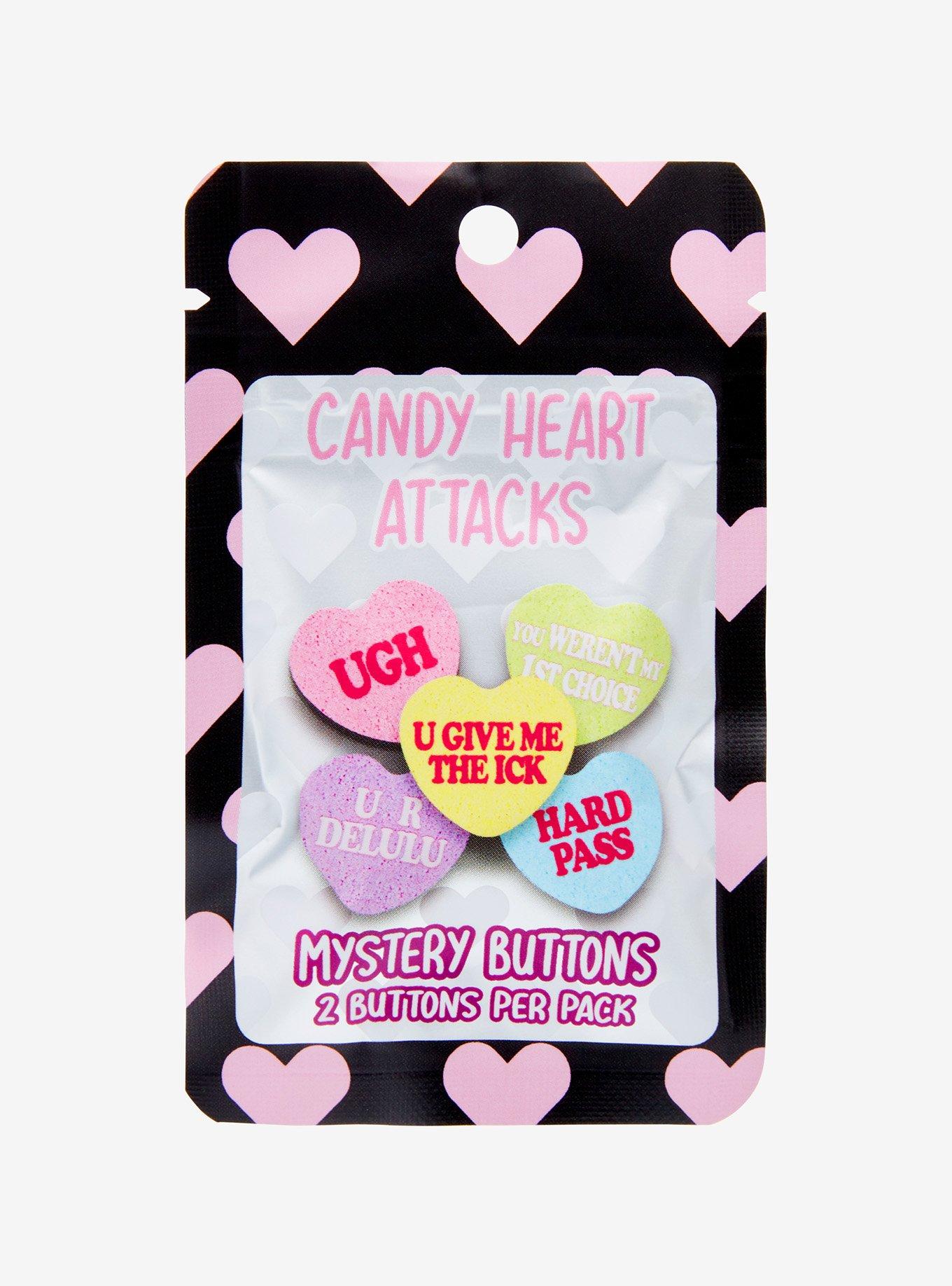 Sassy Candy Heart Blind Heart-Shaped Pin, , alternate