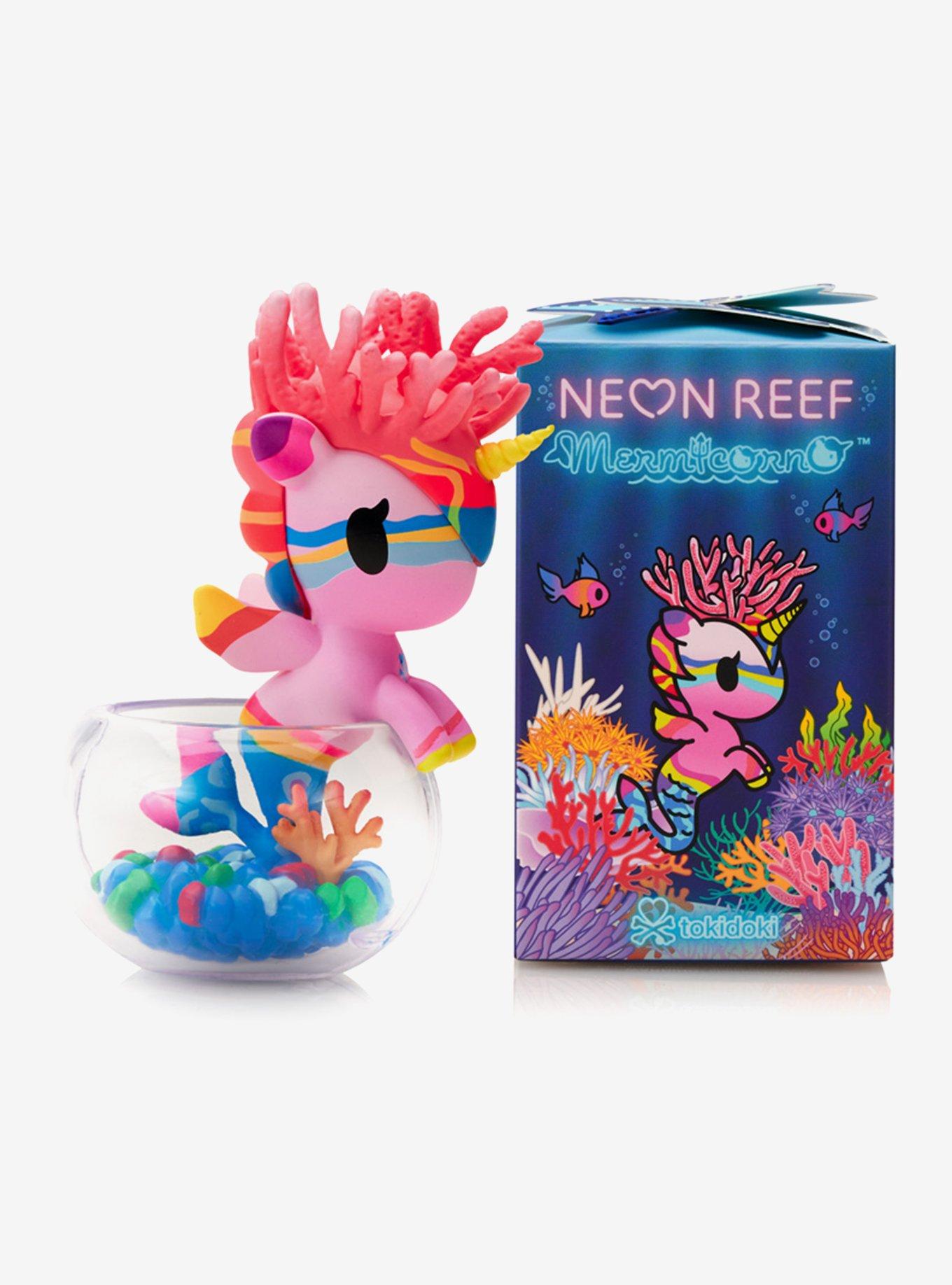 Tokidoki Neon Reef Mermicorno Blind Box Figure, , alternate