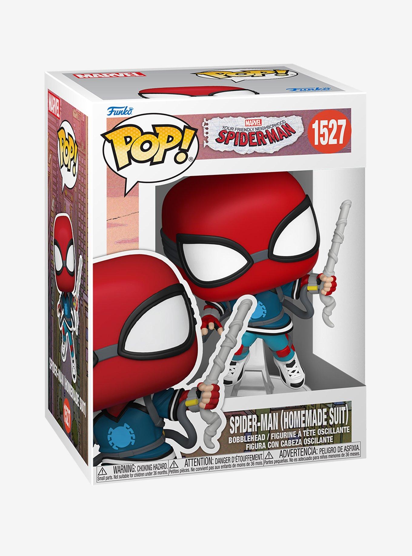 Funko Pop! Marvel Your Friendly Neighborhood Spider-Man Homemade Suit Spider-Man Bobblehead, , hi-res