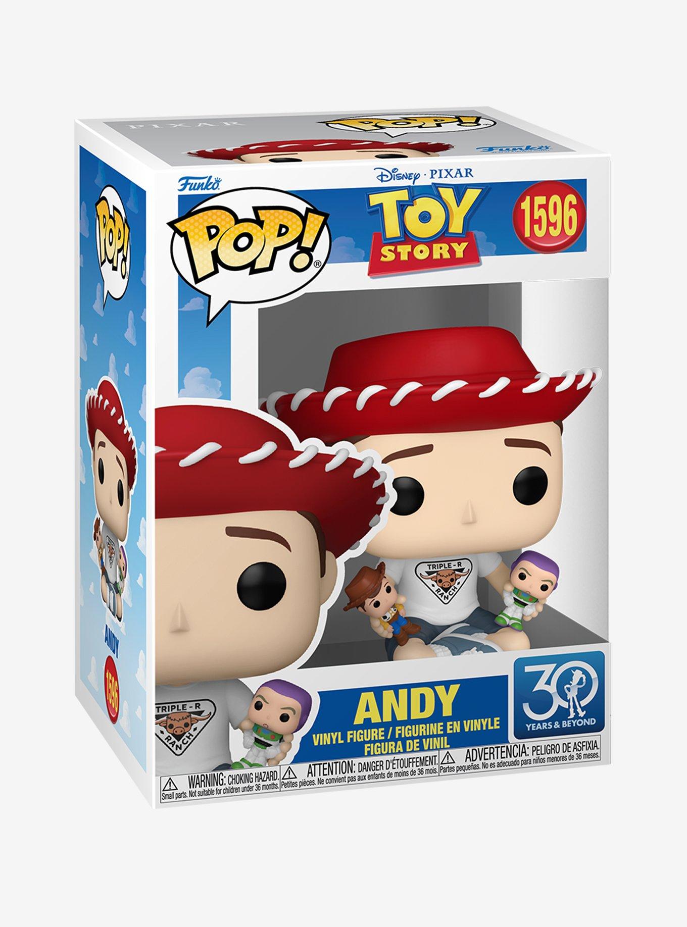 Funko Pop! Disney Pixar Toy Story 30th Anniversary Andy Vinyl Figure, , hi-res