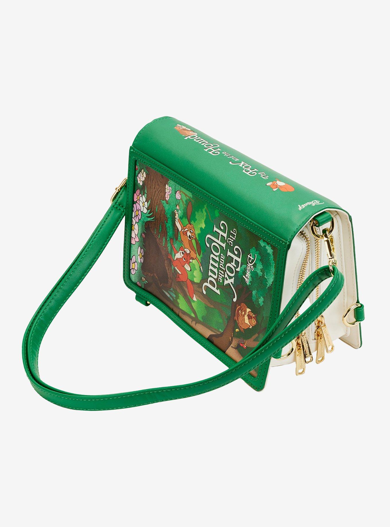 Loungefly Disney The Fox And The Hound Book Crossbody Bag, , alternate
