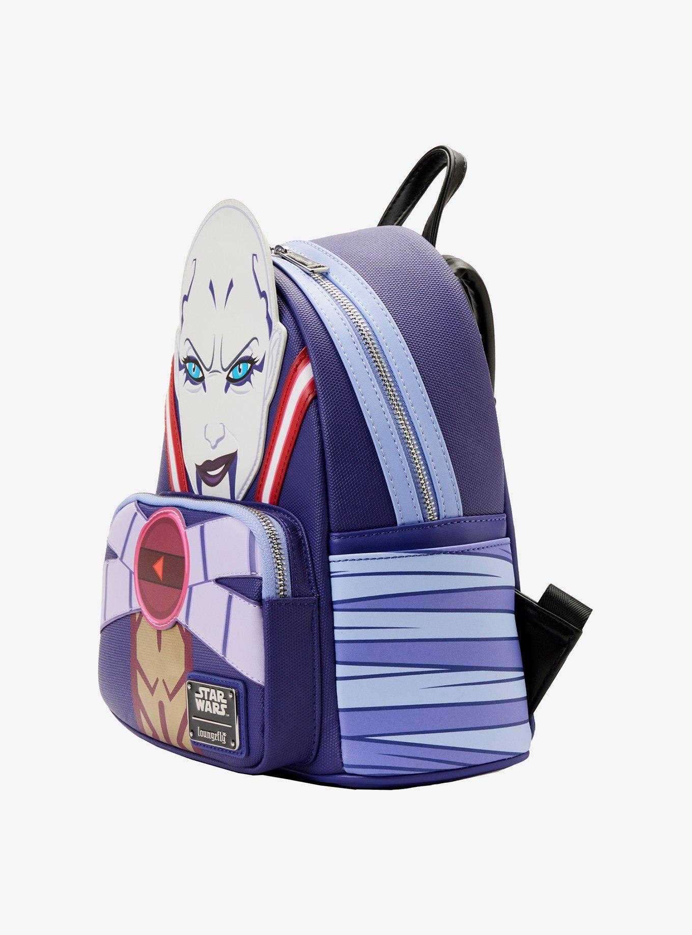 Loungefly Star Wars: The Clone Wars Asajj Ventress Figural Mini Backpack, , alternate