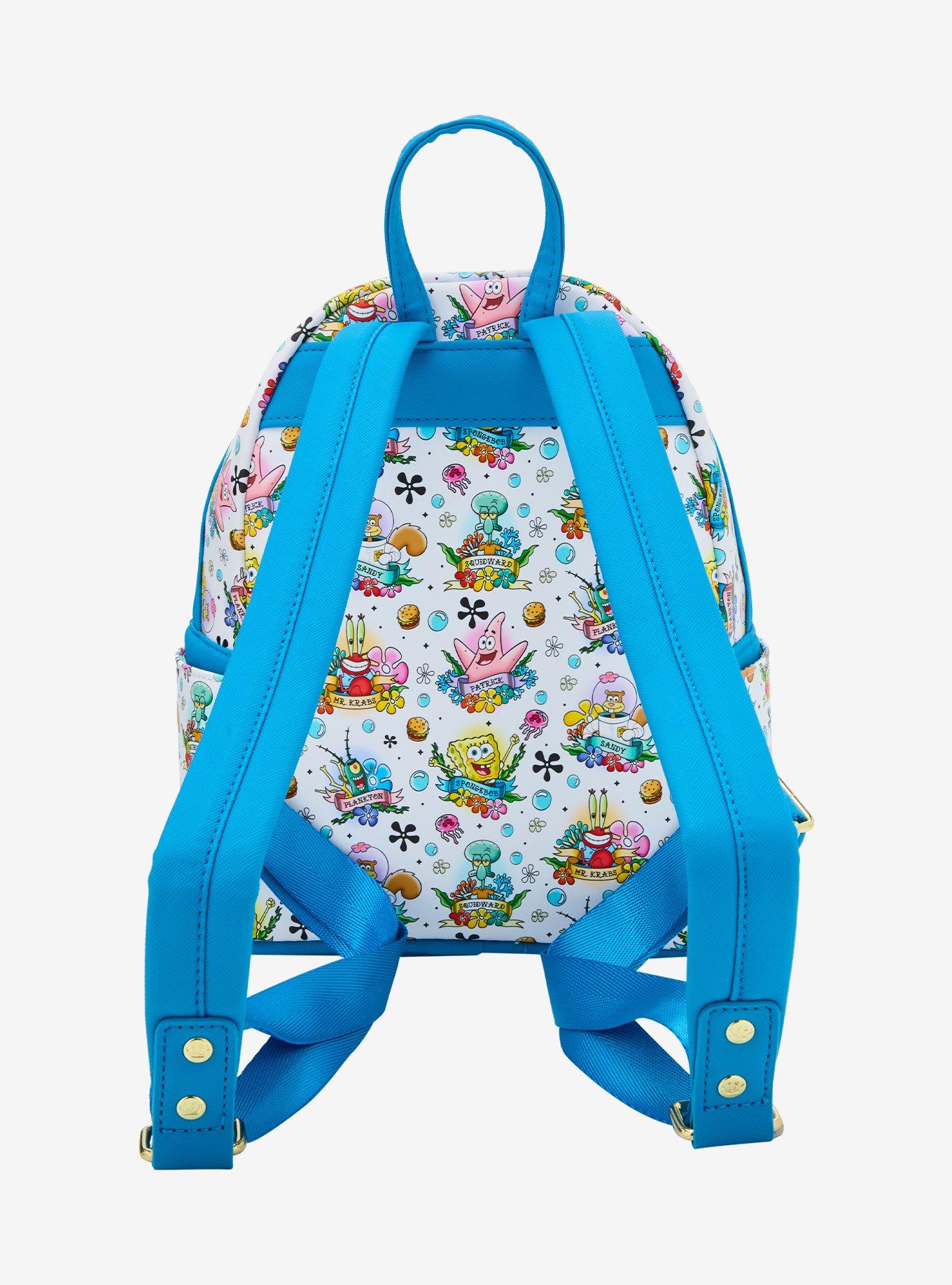 Loungefly SpongeBob SquarePants Tattoo Mini Backpack, , alternate