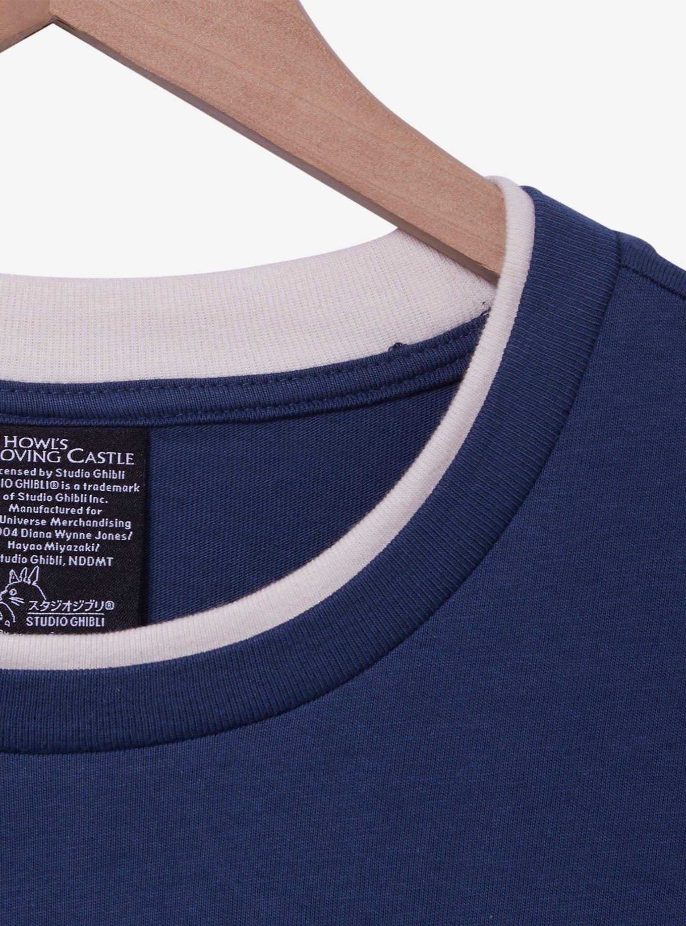 Her Universe Studio Ghibli® Howl's Moving Castle Calcifer Pocket Long Sleeve T-Shirt - BoxLunch Exclusive, NAVY, alternate