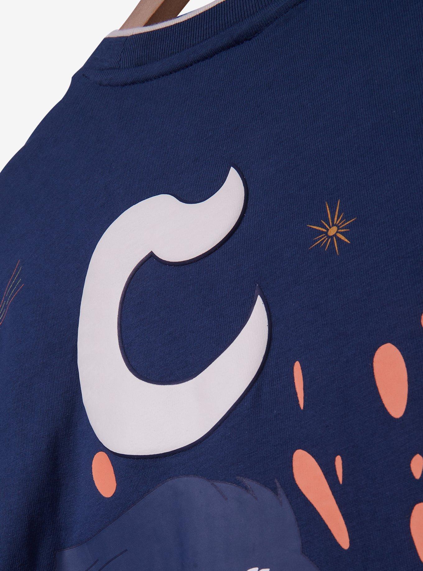 Her Universe Studio Ghibli® Howl's Moving Castle Calcifer Pocket Long Sleeve T-Shirt - BoxLunch Exclusive, NAVY, alternate