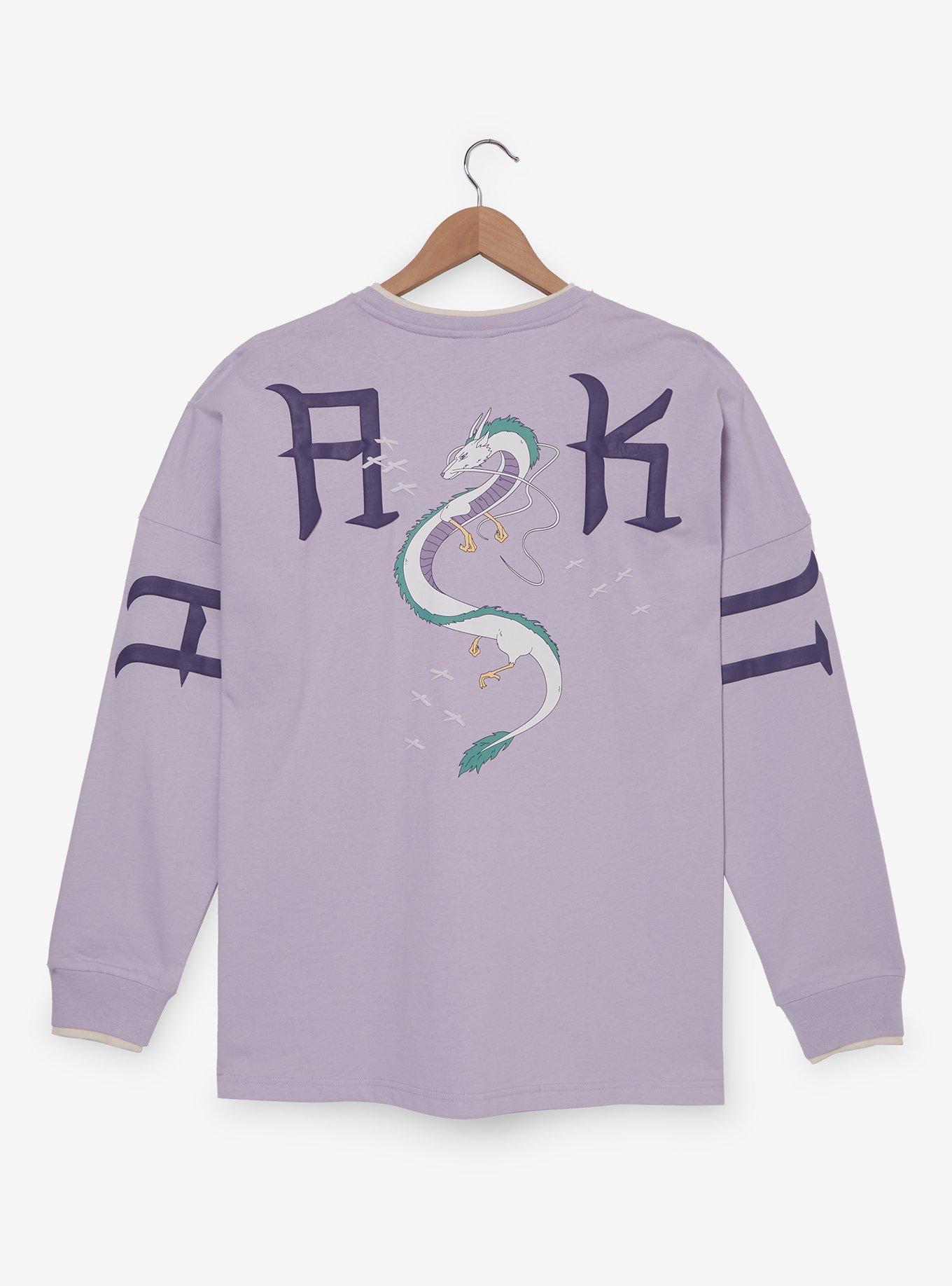 Studio Ghibli&reg; Spirited Away Haku Long Sleeved T-Shirt &mdash; BoxLunch Exclusive, LILAC, alternate
