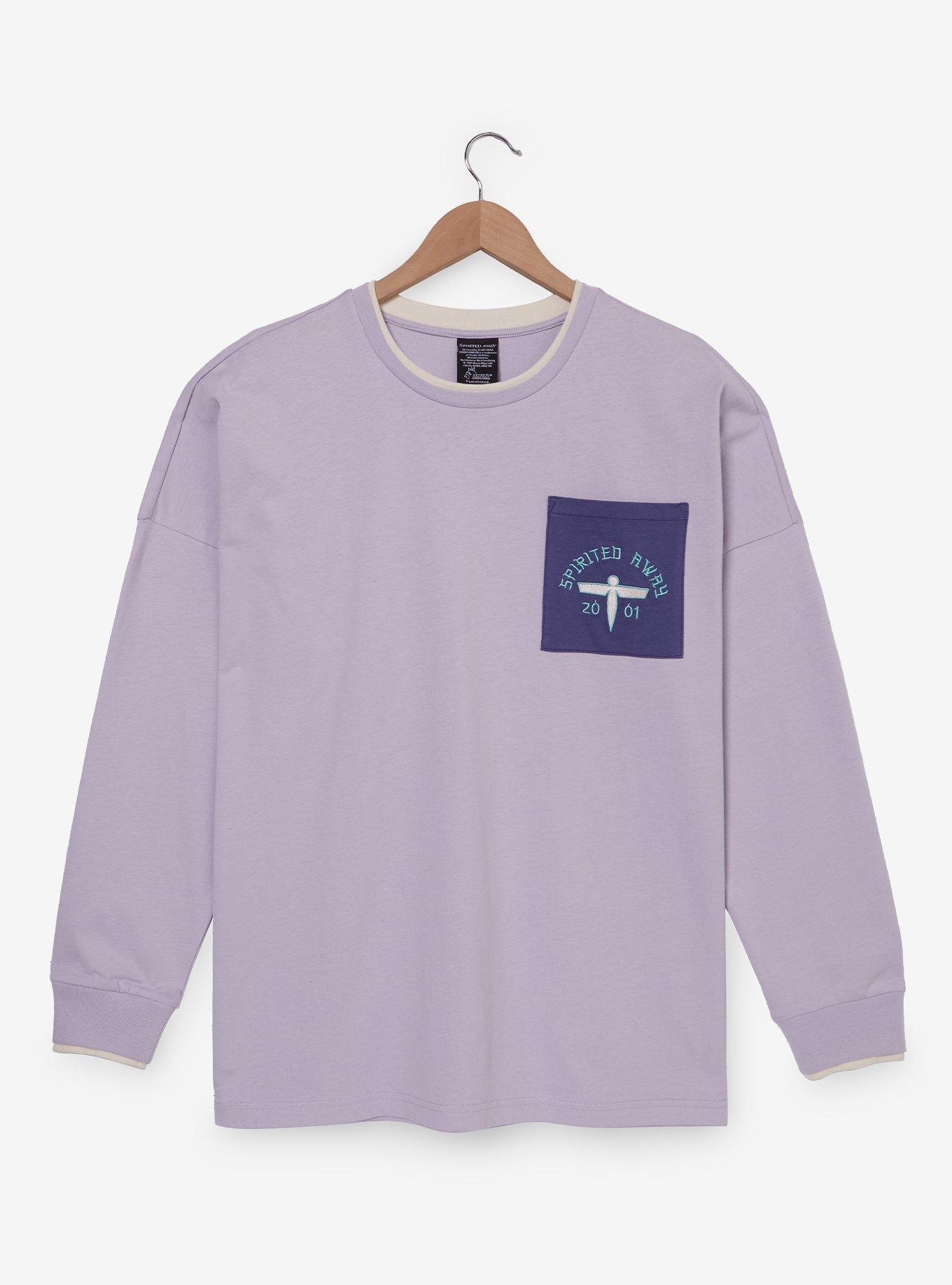 Studio Ghibli&reg; Spirited Away Haku Long Sleeved T-Shirt &mdash; BoxLunch Exclusive, LILAC, alternate