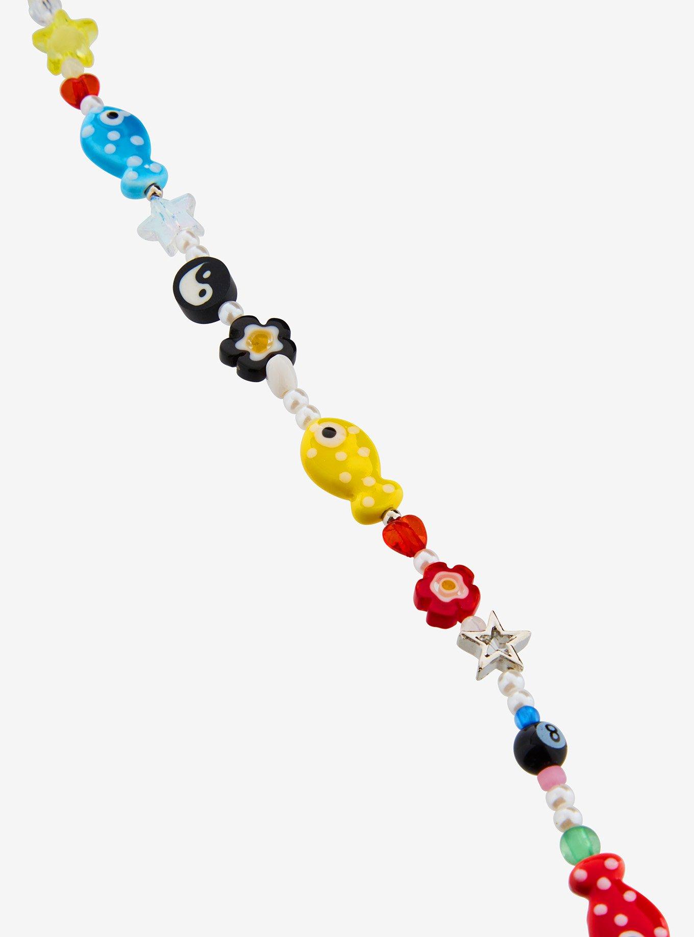 Sweet Society Fish 8-Ball Bead Choker, , alternate
