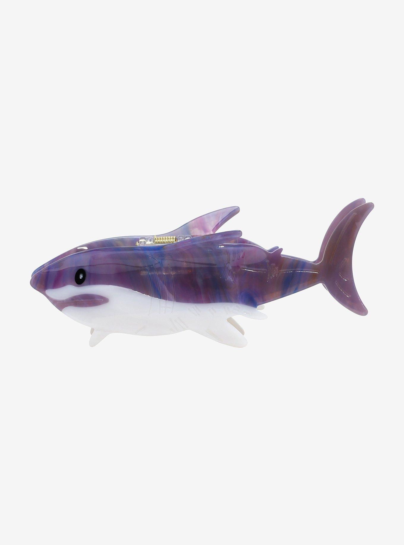 Marbled Shark Claw Hair Clip, , hi-res