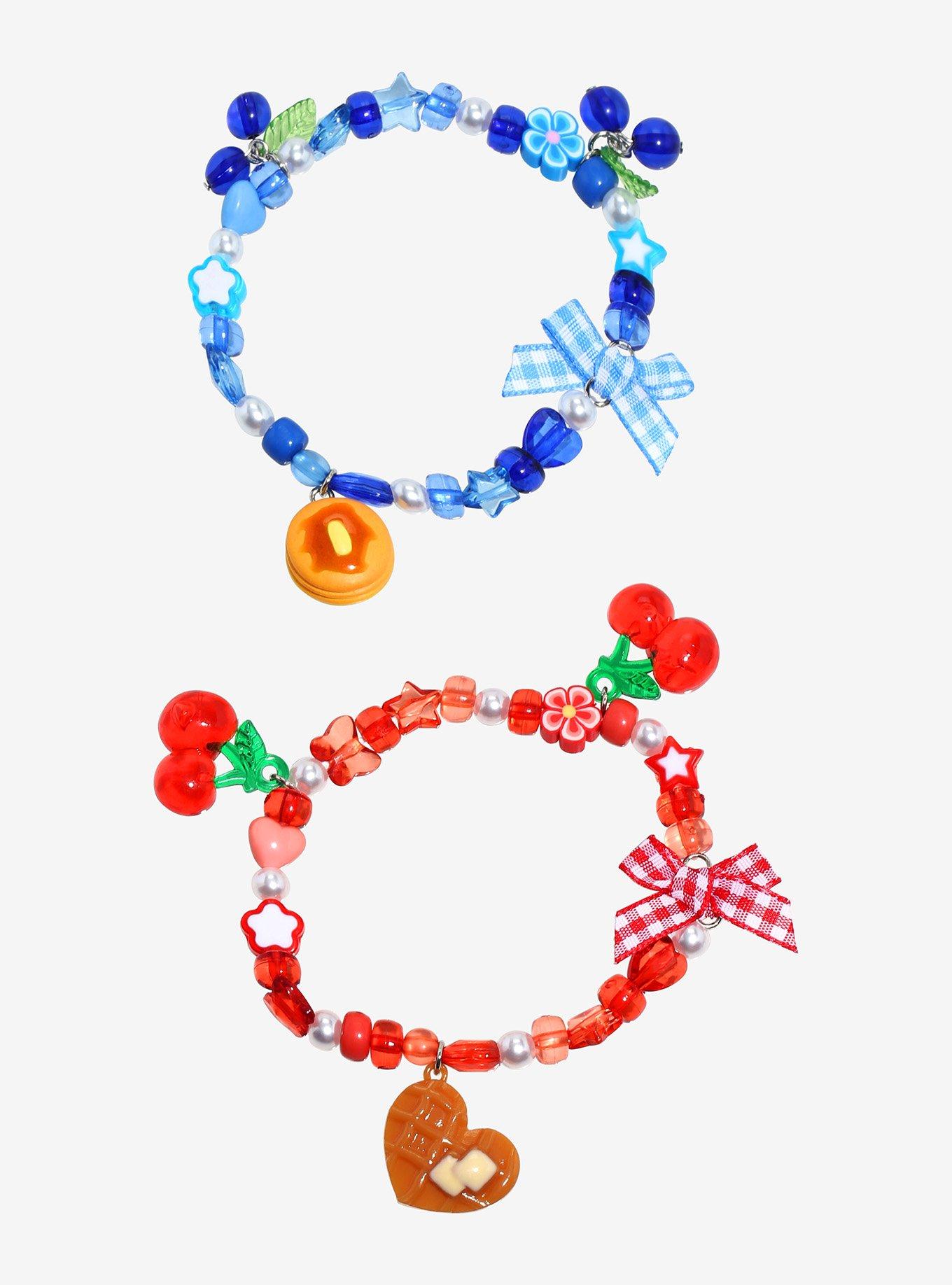 Thorn & Fable Pancake Waffle Best Friend Necklace Set, , hi-res