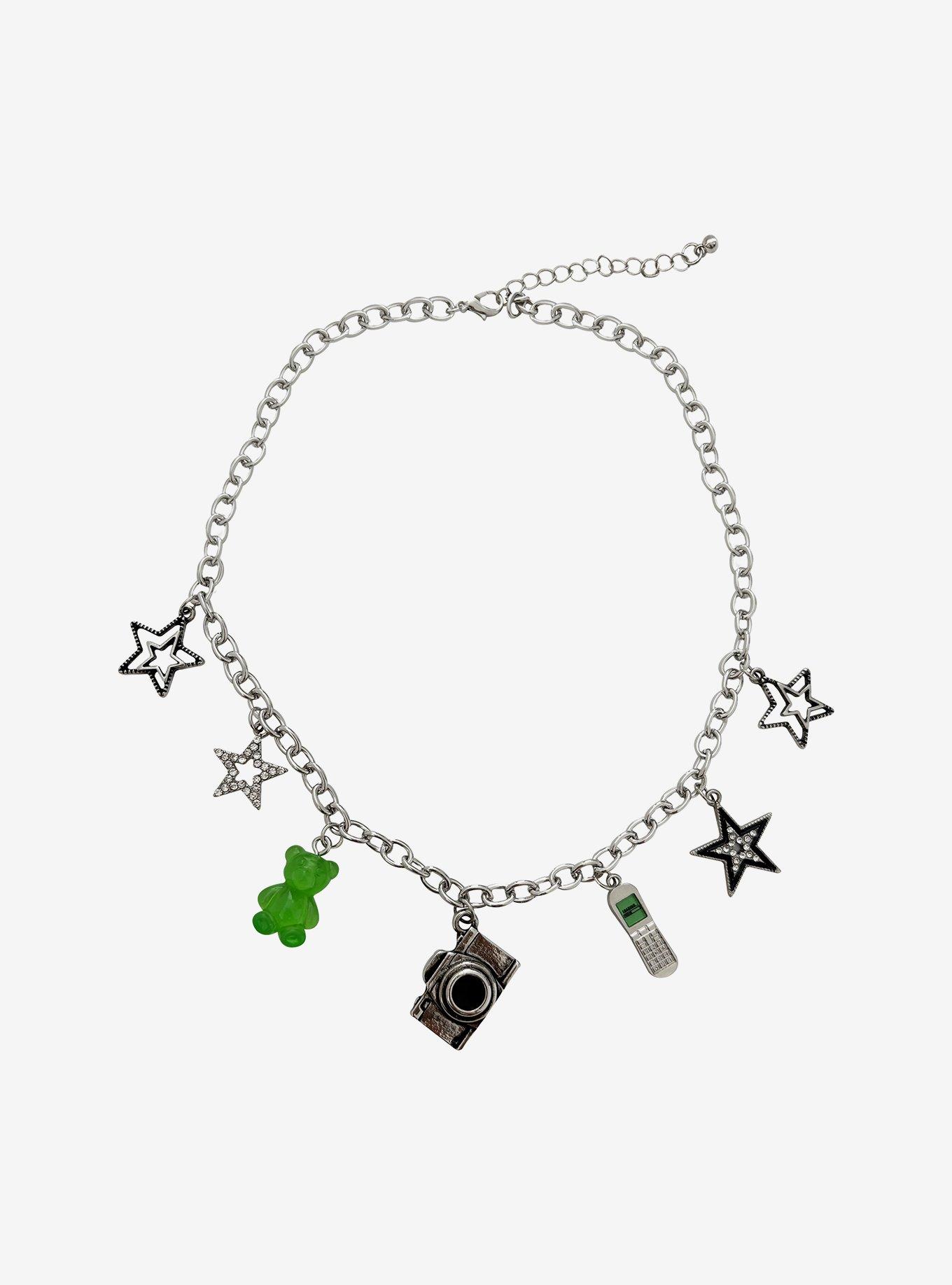 Star Y2K Novelty Charm Necklace, , hi-res