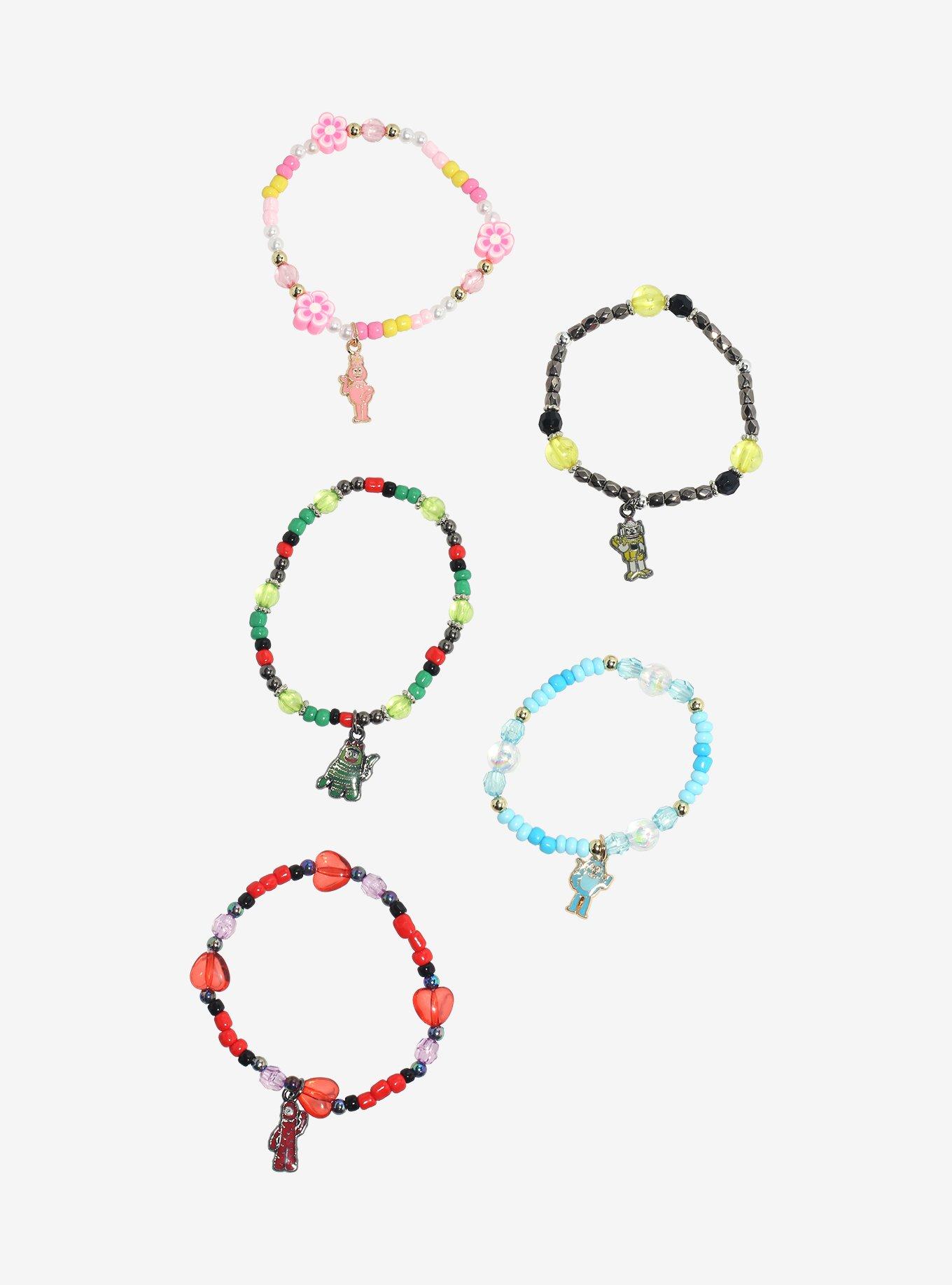 Yo Gabba Gabba Character Bead Bracelet Set, , hi-res