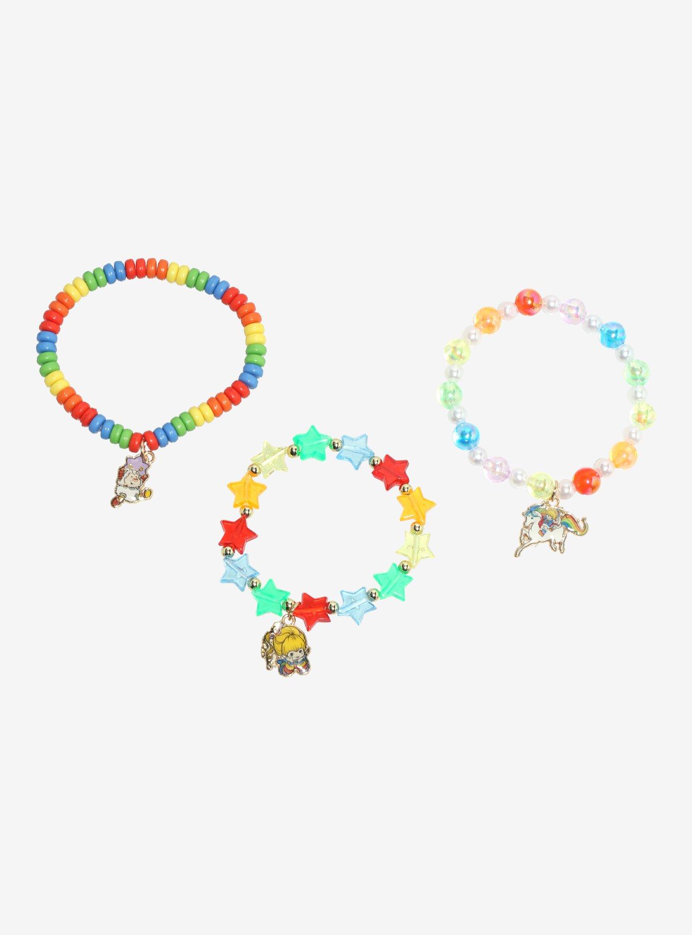 Rainbow Brite Character Bead Bracelet Set, , hi-res