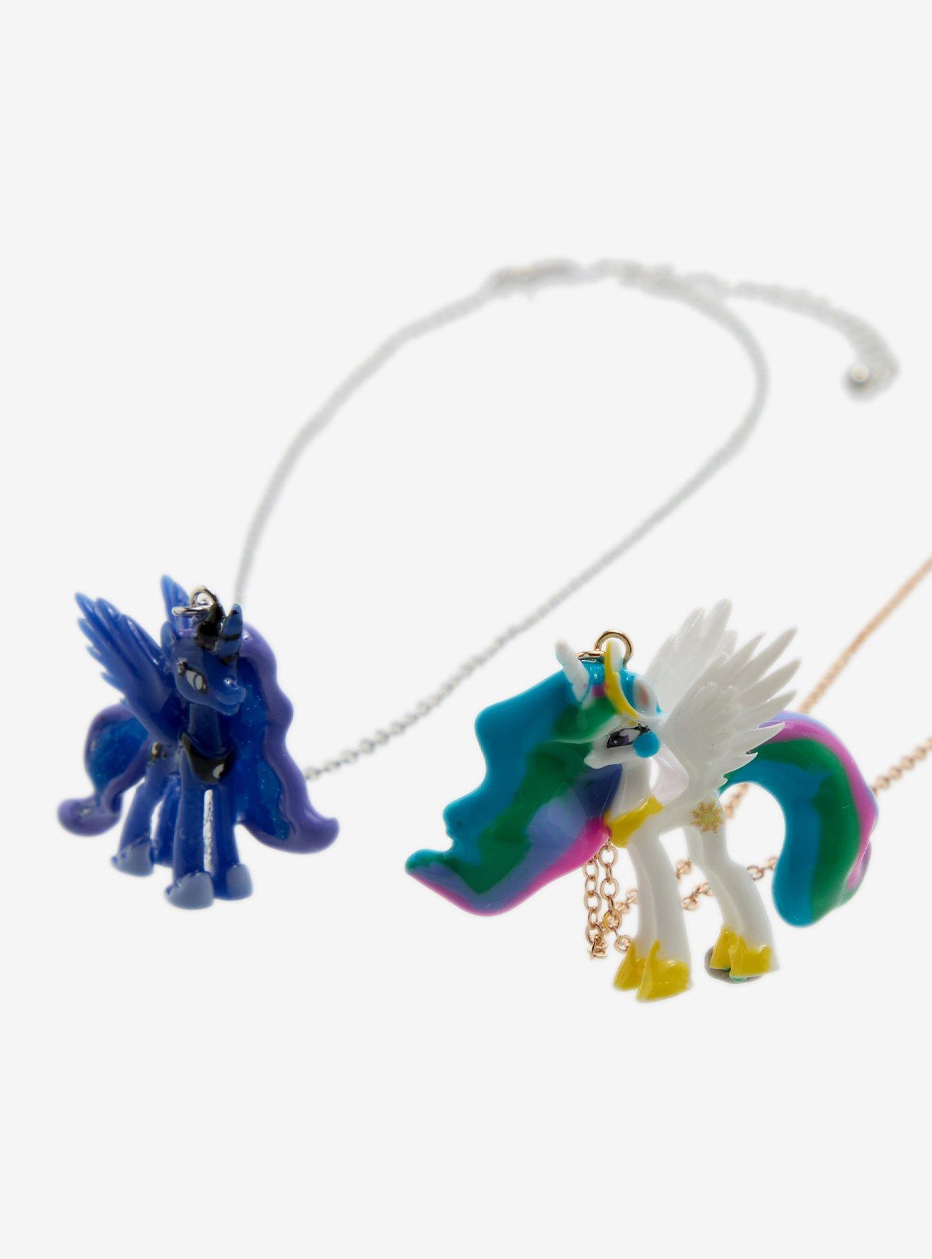 My Little Pony Luna & Celestia Best Friend Necklace Set, , alternate