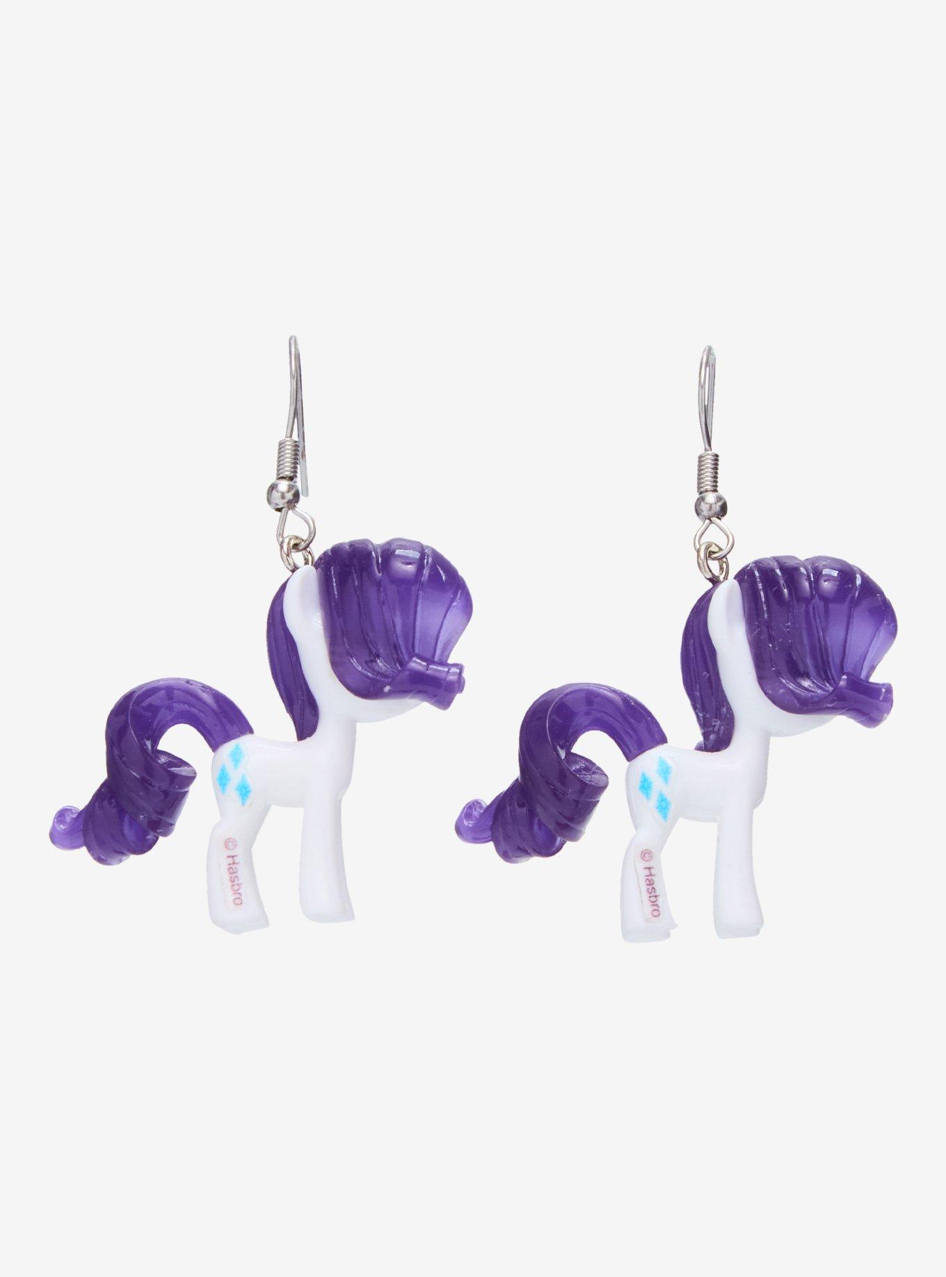 My Little Pony Rarity Figural Earrings, , alternate