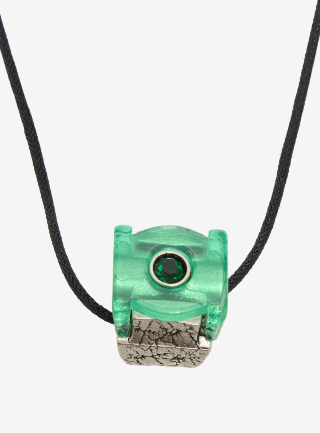 DC Comics Superman Green Lantern Ring Necklace, , alternate