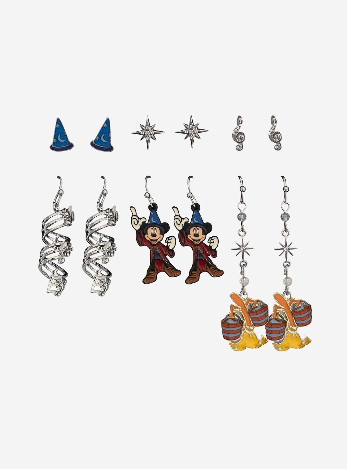 Her Universe Disney Fantasia The Sorcerer's Apprentice Earring Set, , hi-res