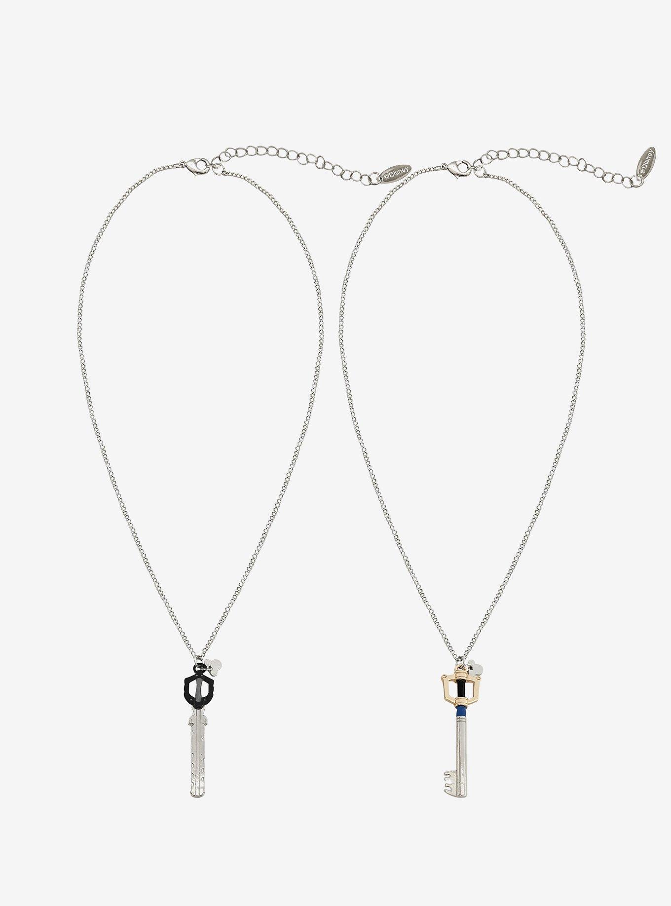 Her Universe Disney Kingdom Hearts Sora & Riku Keyblade Best Friend Necklace Set, , hi-res