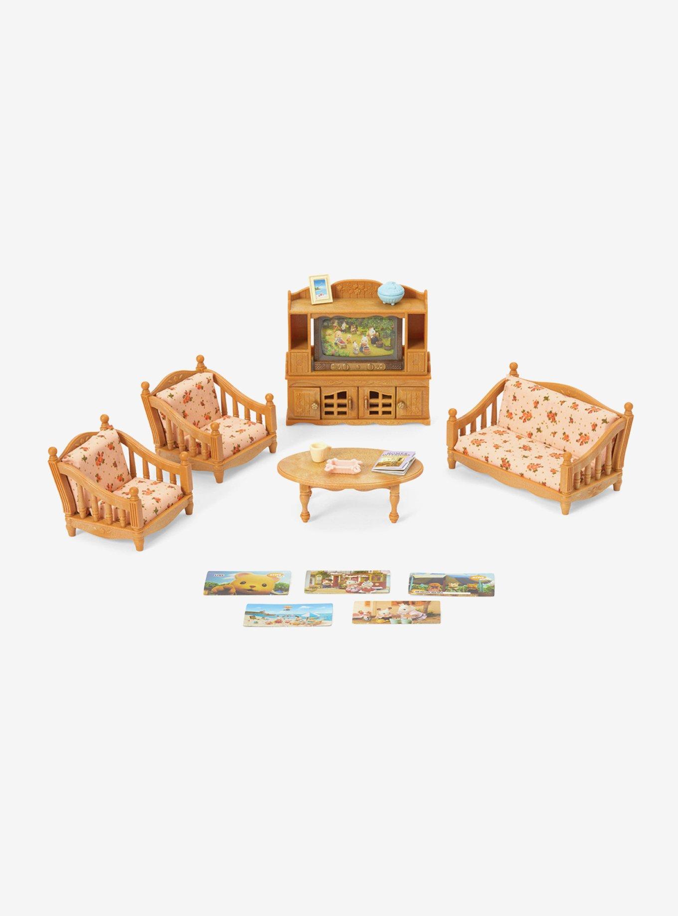 Calico Critters Comfy Living Room Figure Set, , alternate