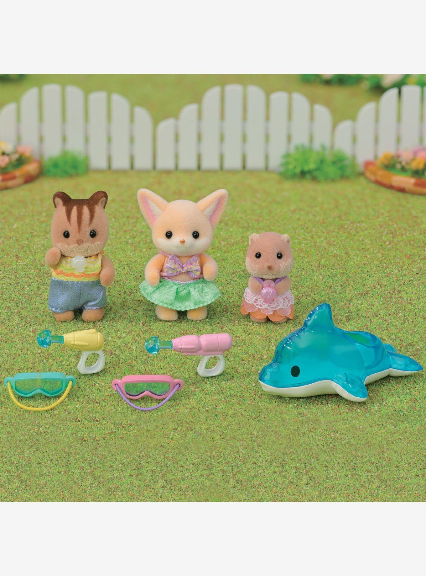 Calico Critters Nursery Friends Pool Fun Trio Figure Set, , alternate