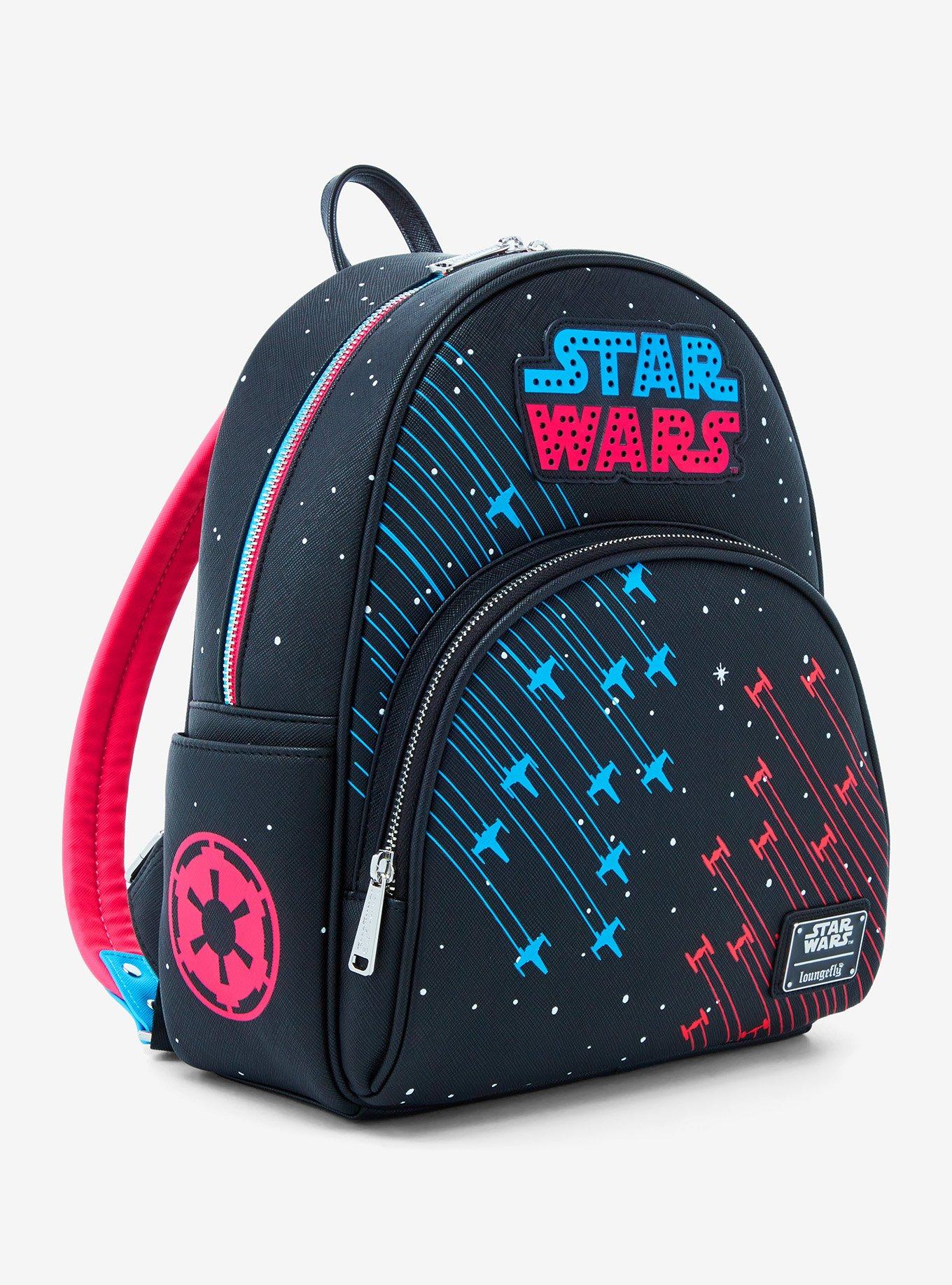 Loungefly Star Wars Spaceships Light-Up Mini Backpack, , alternate