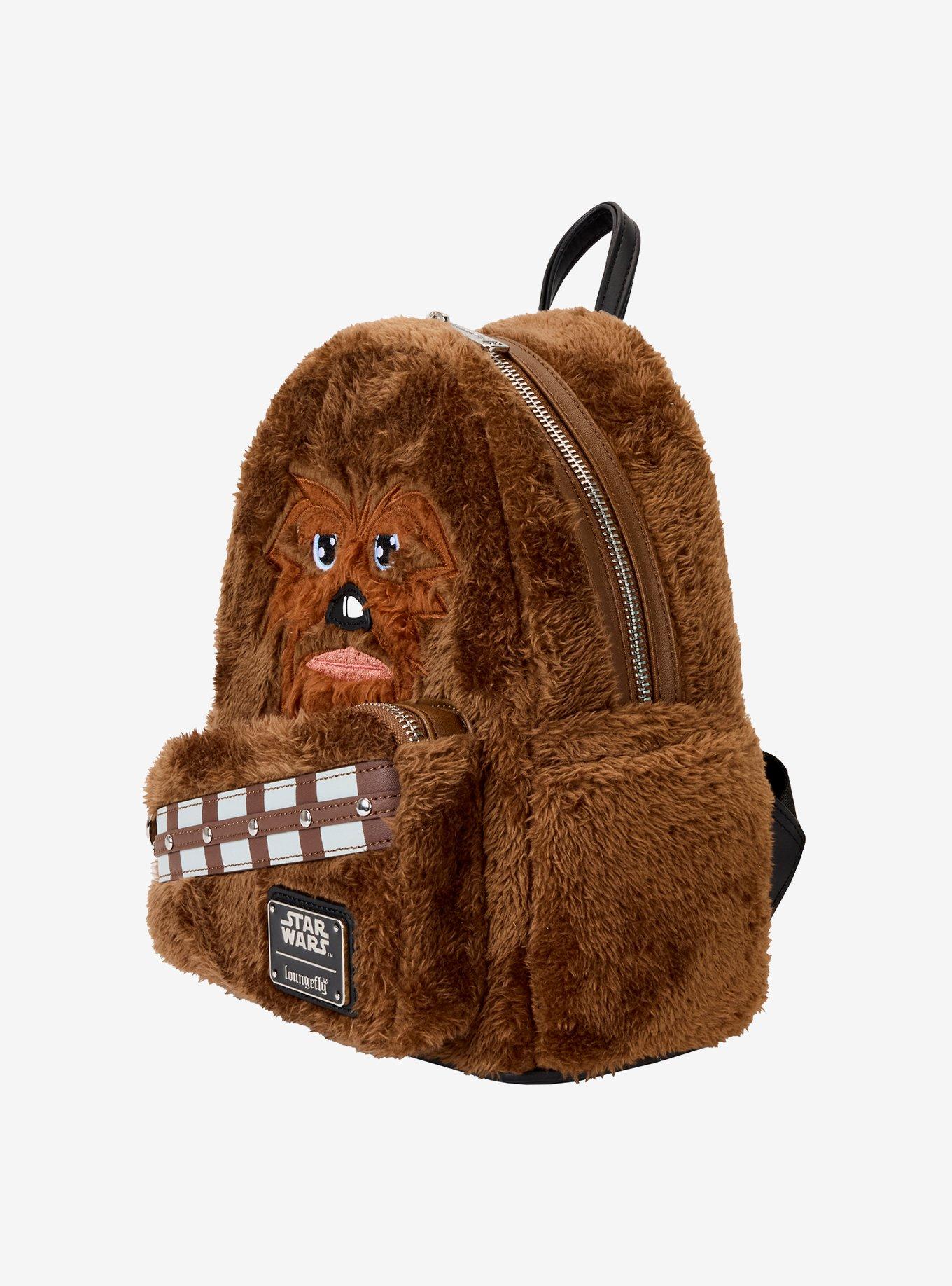 Loungefly Star Wars Chewbacca Fuzzy Mini Backpack, , alternate