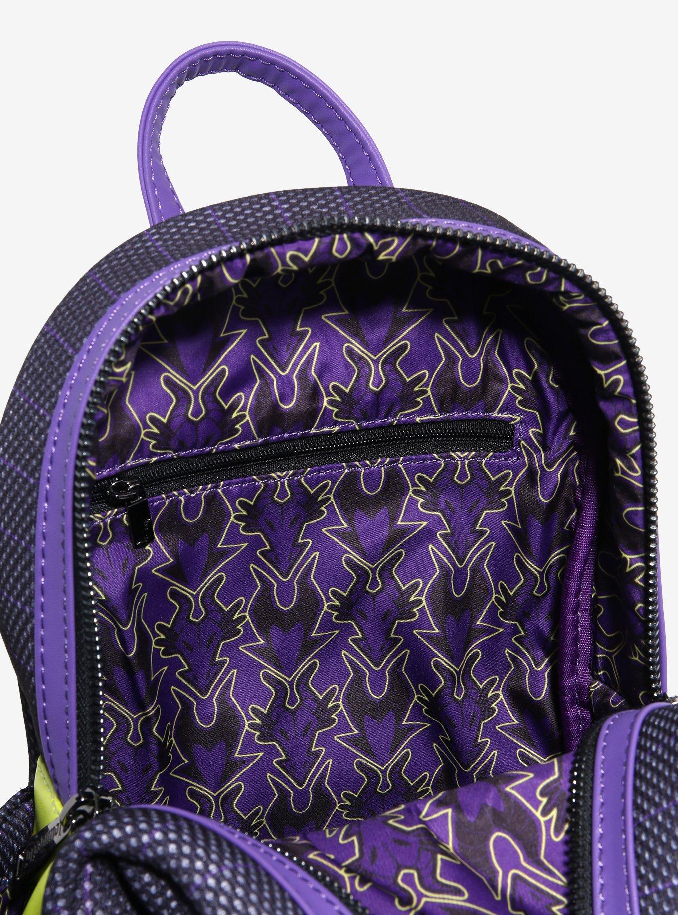 Loungefly Disney Maleficent Jersey Mini Backpack, , alternate