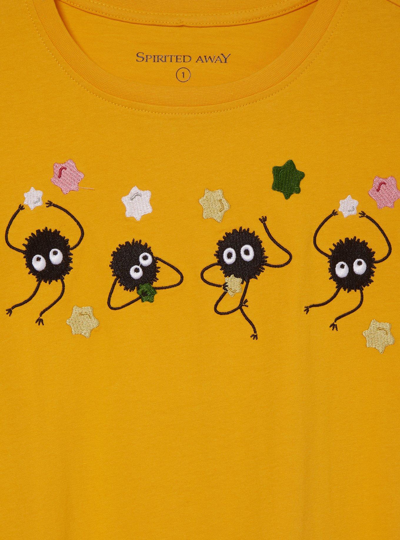 Our Universe Studio Ghibli® Spirited Away Embroidered Soot Sprites Women's Plus Cropped T-Shirt - BoxLunch Exclusive