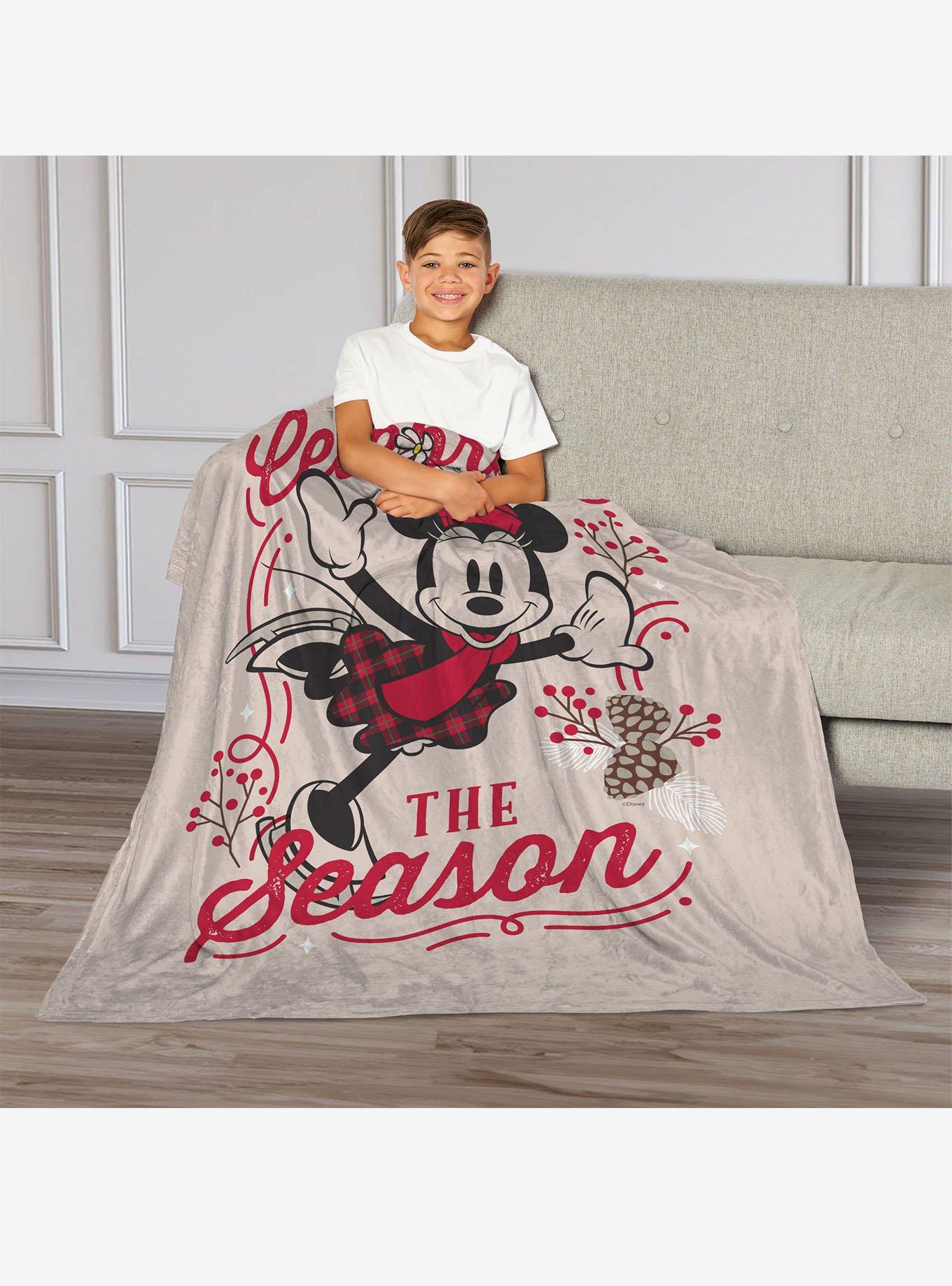 Disney Minnie Mouse Celebrate The Season 40" Silk Touch Throw Blanket, , alternate