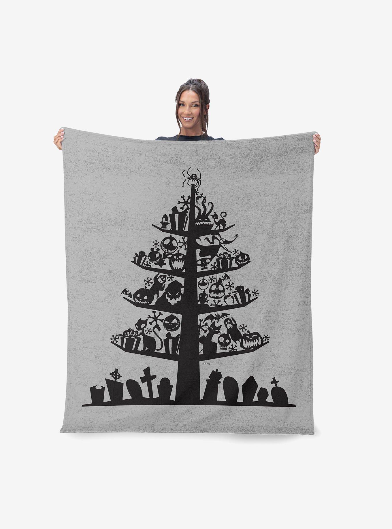 Disney Nightmare Before Christmas Nightmare Tree 40" Silk Touch Throw Blanket, , hi-res