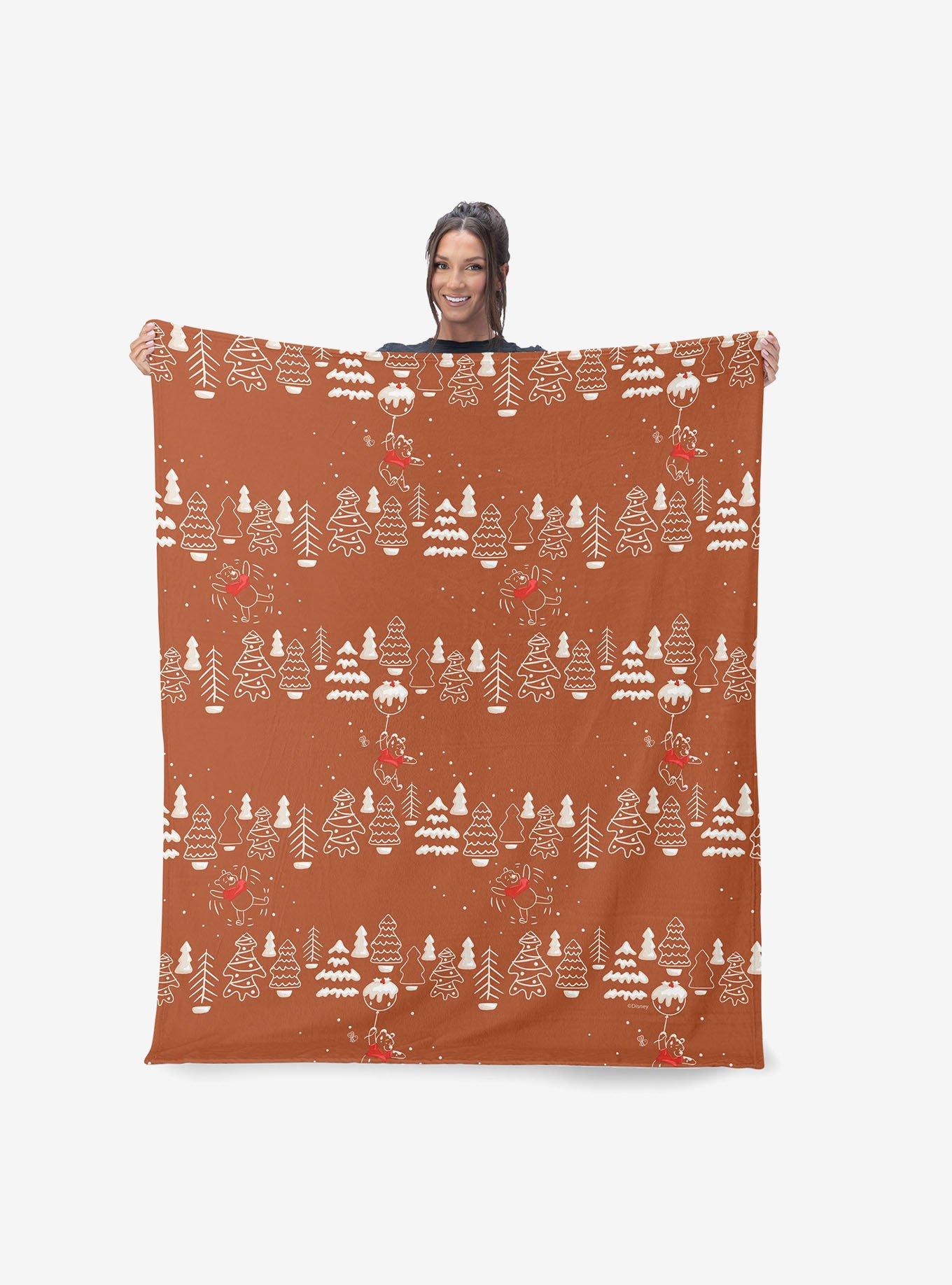 Disney Winnie the Pooh Gingerbread Pooh 40" Silk Touch Throw Blanket, , alternate